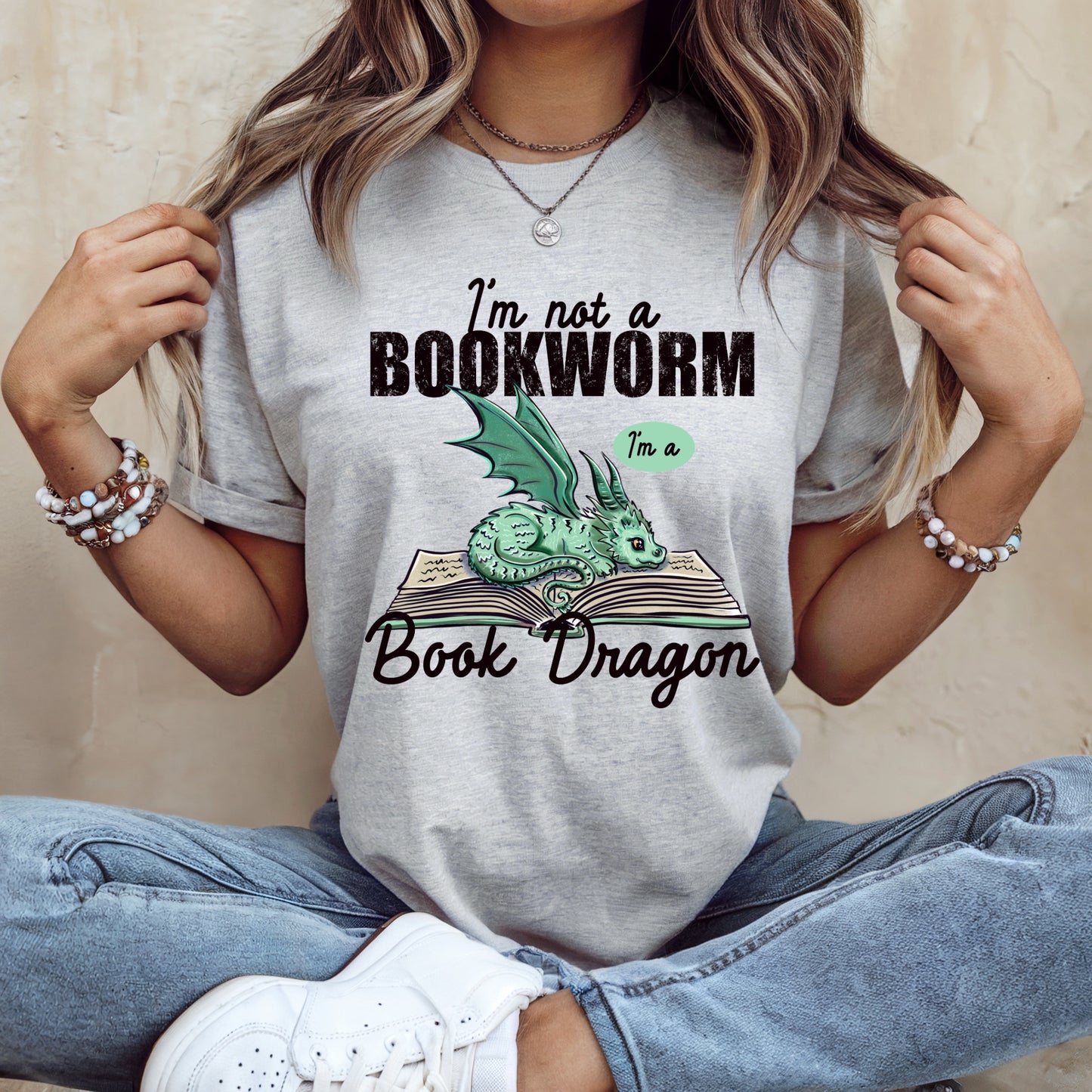I'm Not a Bookworm, I'm a Book Dragon - bookish tee | reading shirt