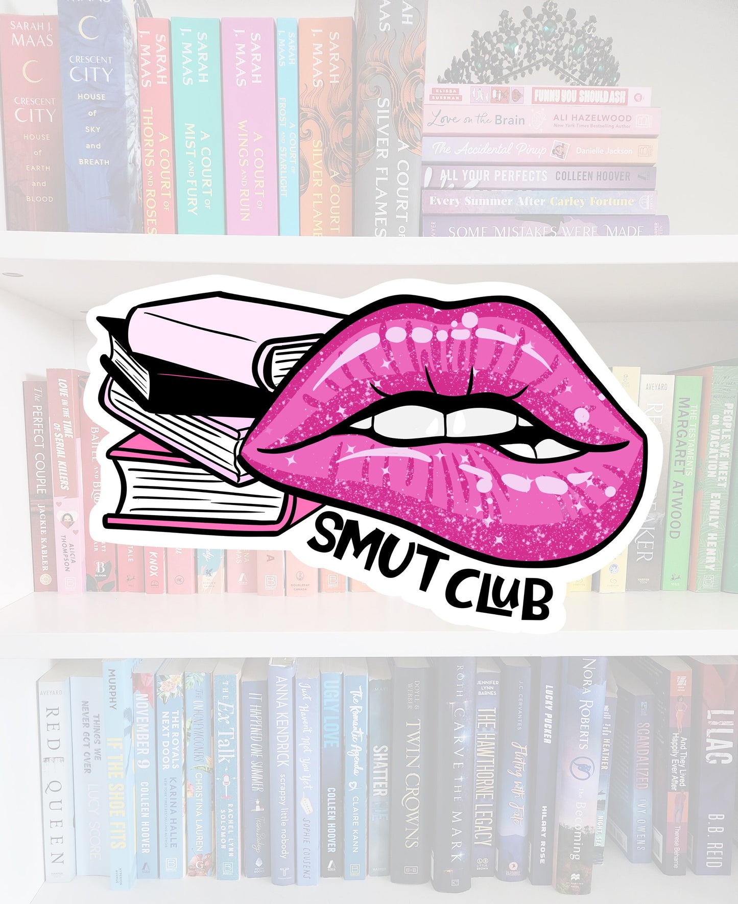 Smut Club Sticker | bookish sticker | books | reader | fiction addiction | retro bookish gifts | booktok | romance books | kindle sticker