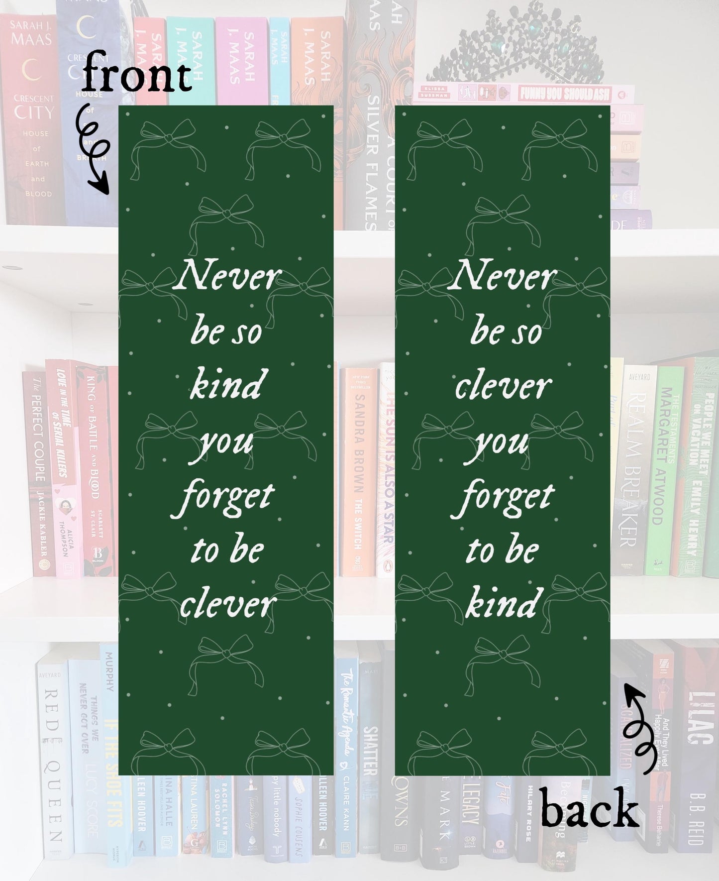 Never be so kind bookmark | bookish | T.Swift | page holder | bookish gifts | bookish merch | books | gifts | reader