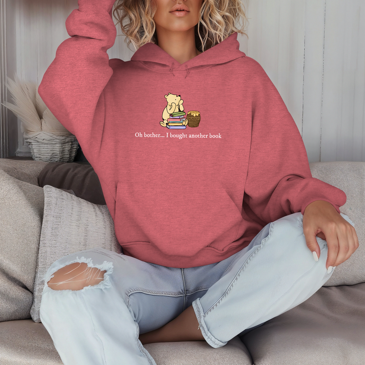 Oh bother, I bought another book - bookish hoodie