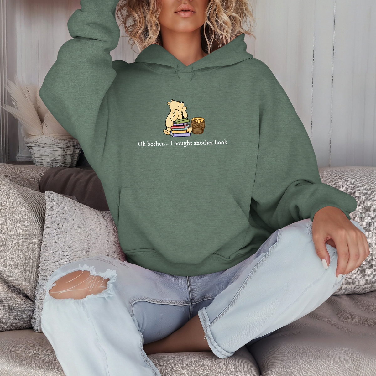 Oh bother, I bought another book - bookish hoodie
