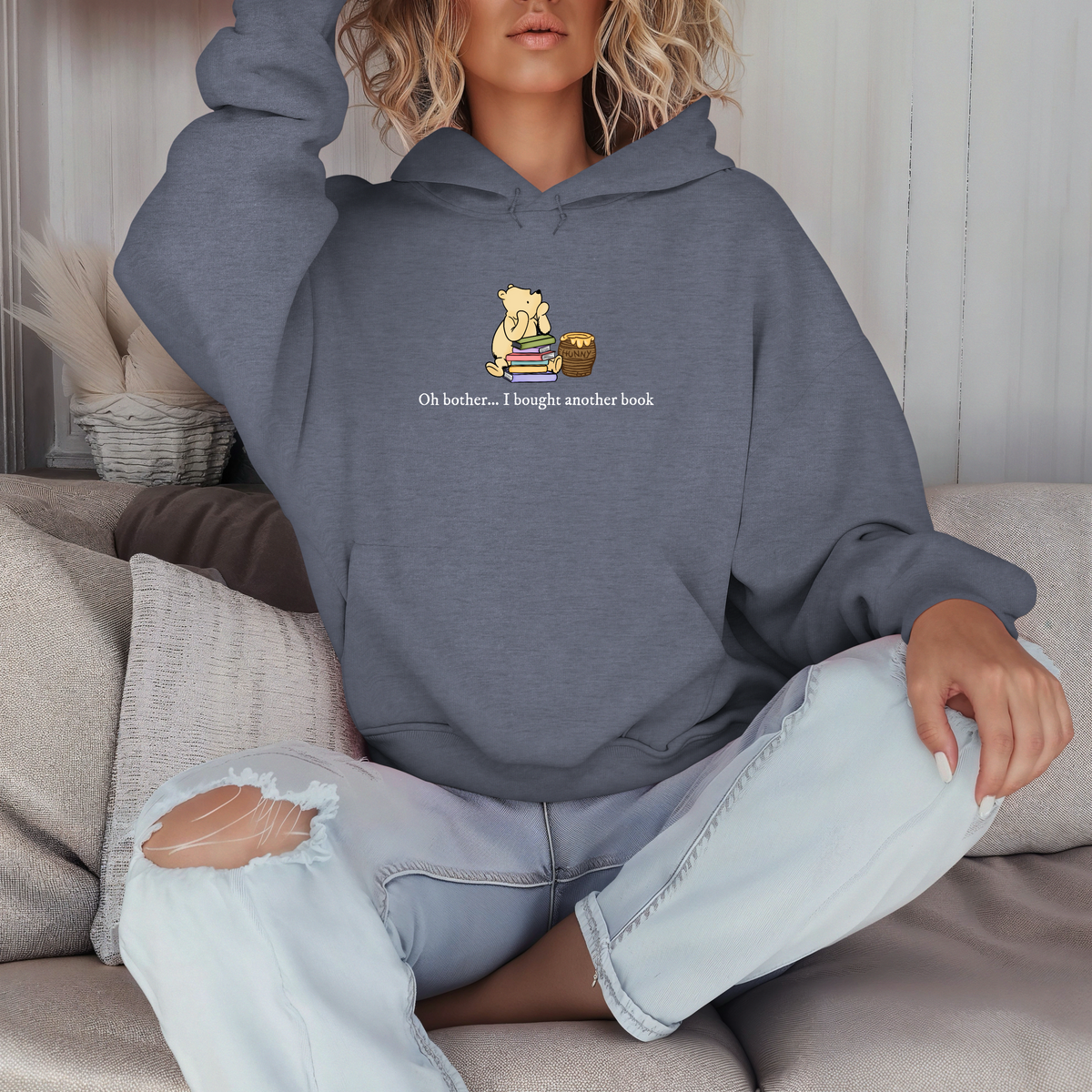 Oh bother, I bought another book - bookish hoodie