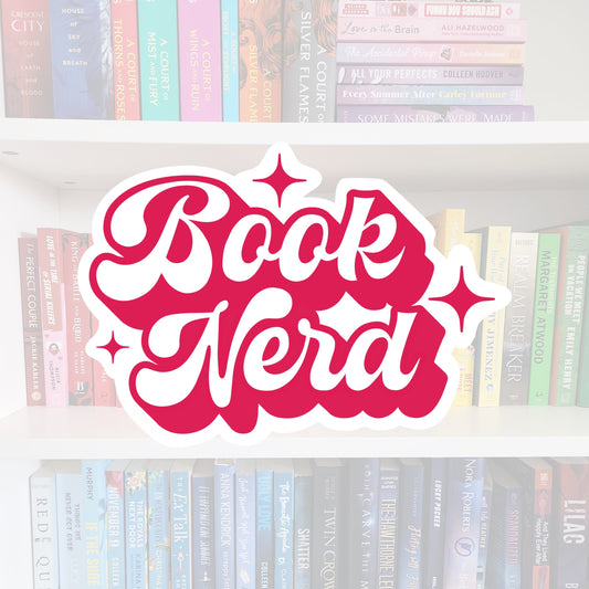 Book Nerd - vinyl sticker