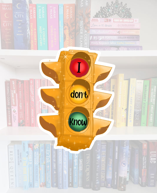Traffic Light - I Don’t know | Swiftie | Lyrics | Kindle Sticker