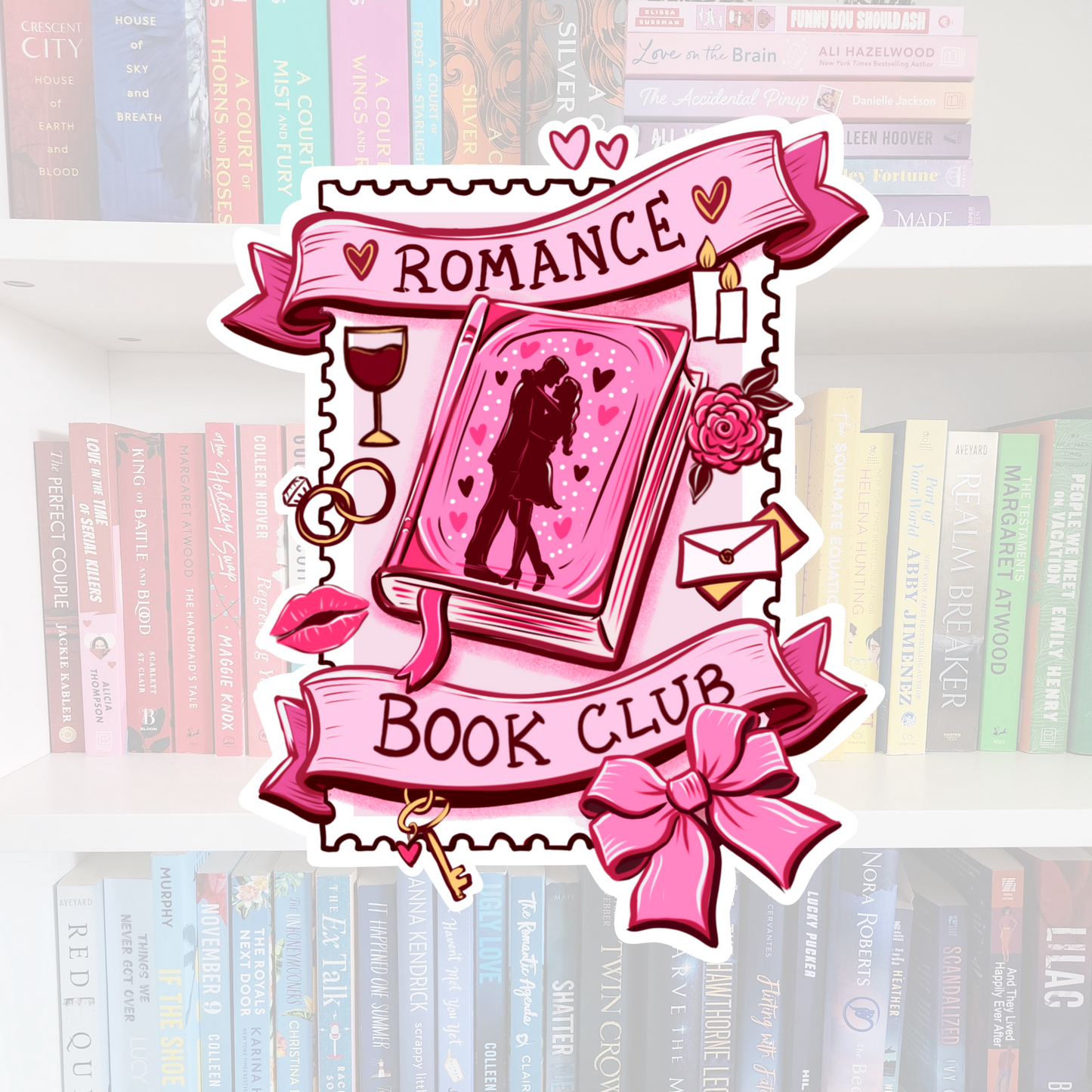 Book Genre Stamps- bookish vinyl sticker | book merch | water resistant