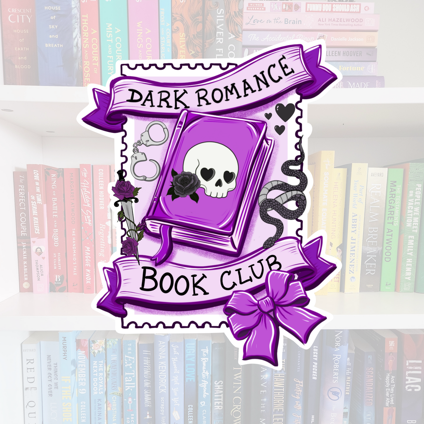 Book Genre Stamps- bookish vinyl sticker | book merch | water resistant