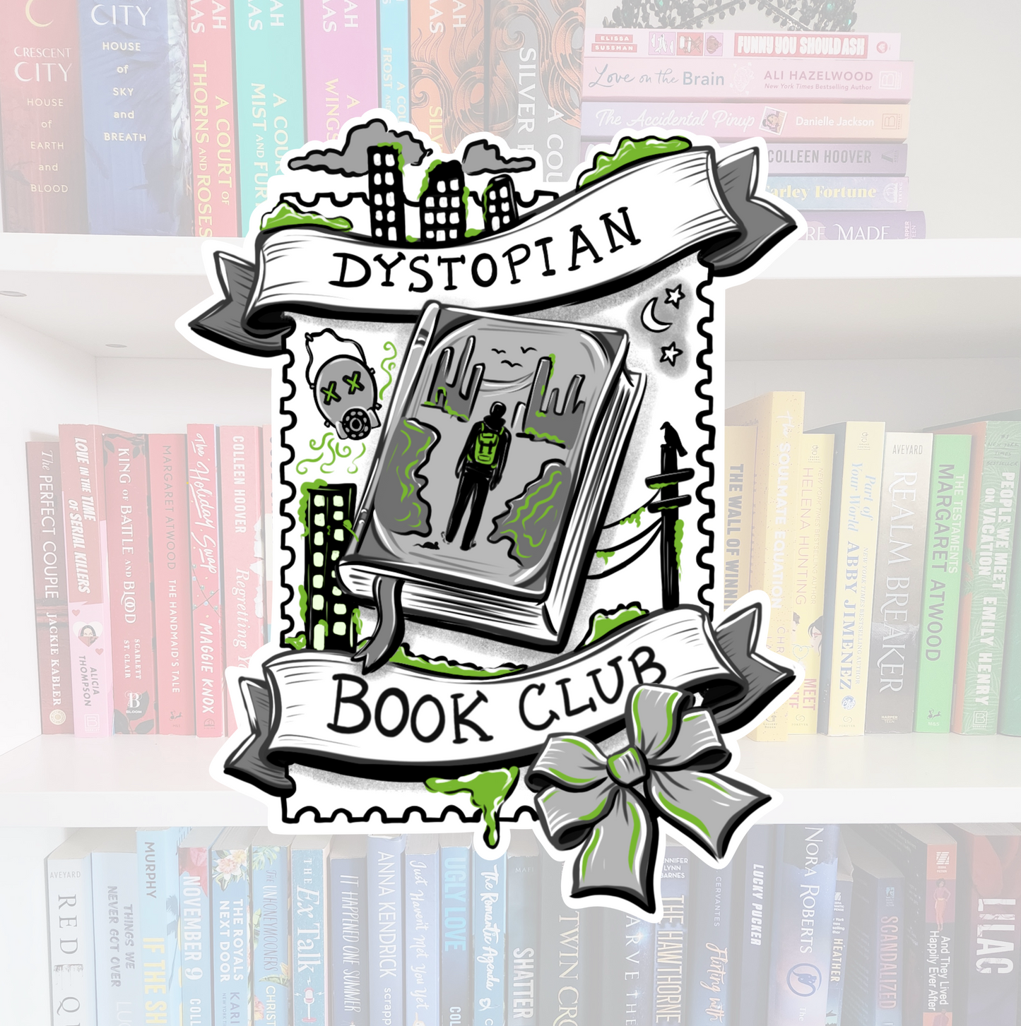 Book Genre Stamps- bookish vinyl sticker | book merch | water resistant