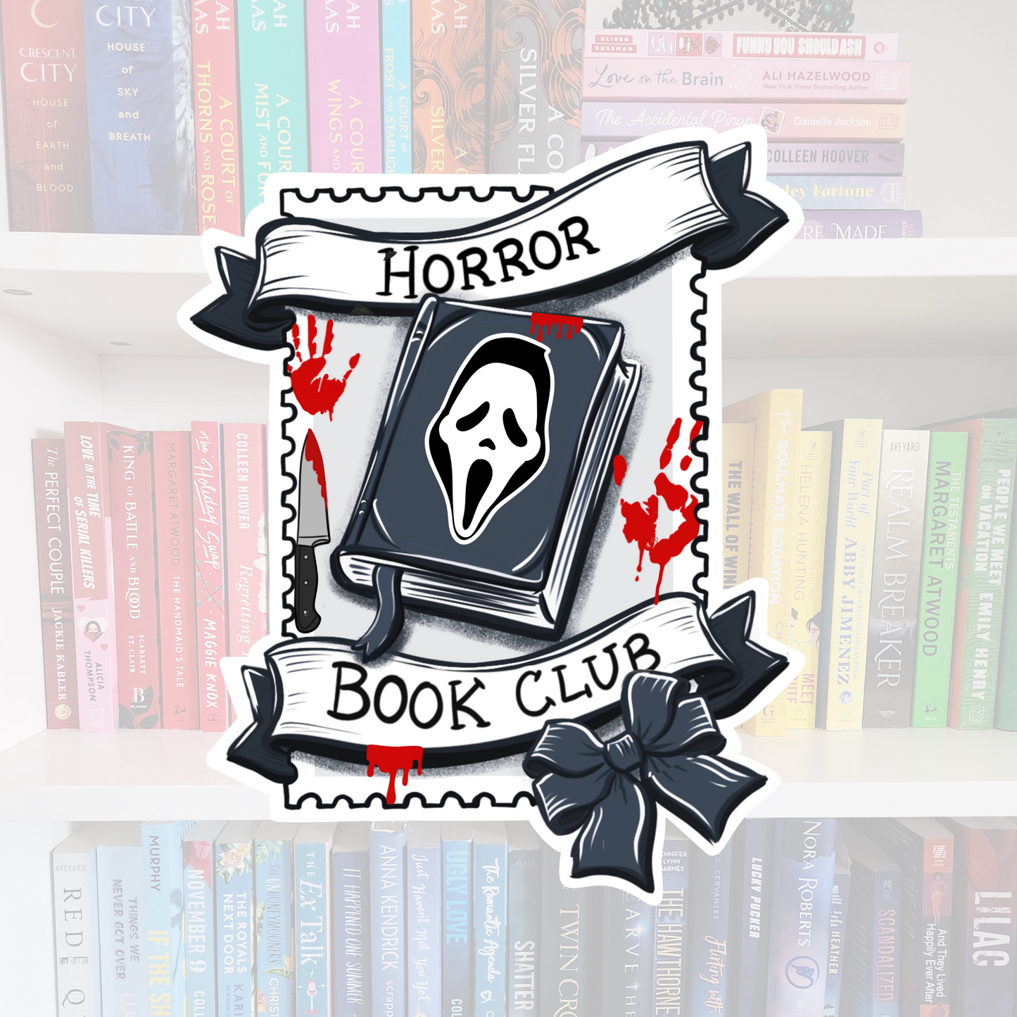 Book Genre Stamps- bookish vinyl sticker | book merch | water resistant
