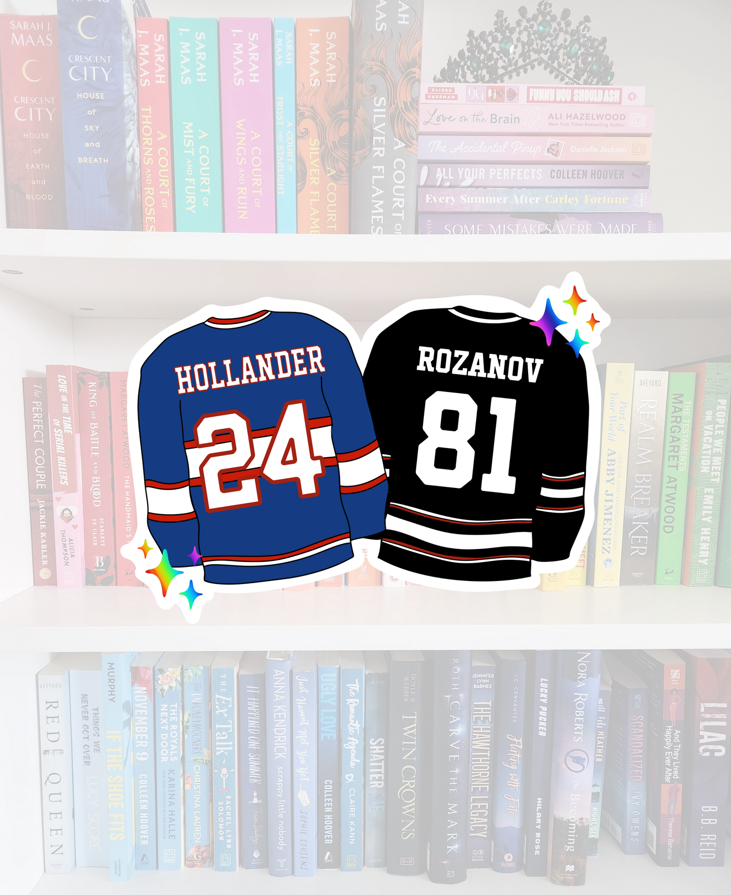 24 / 81 Hockey Jersey - bookish sticker | Heated Rivalry inspired