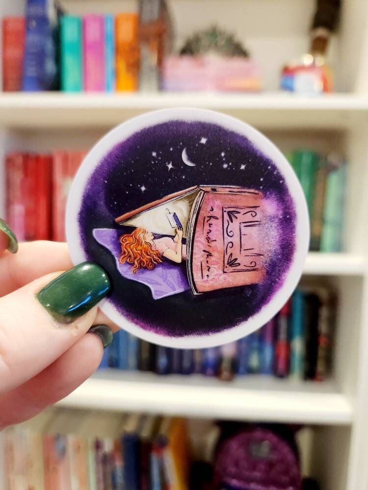 Book Tent Vinyl Sticker