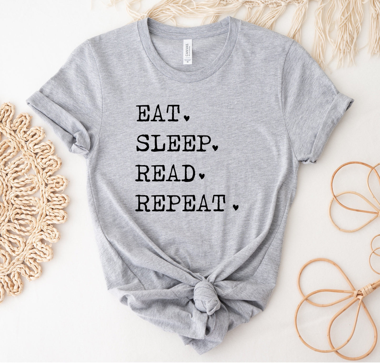Read | Eat | Sleep | Repeat T-shirt, Bookish Tee, Reading Shirt, Book Lover T-shirt