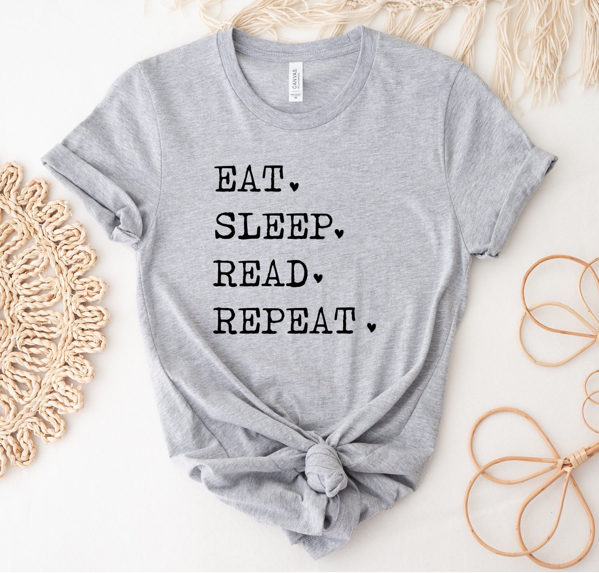 Read | Eat | Sleep | Repeat T-shirt, Bookish Tee, Reading Shirt, Book Lover T-shirt