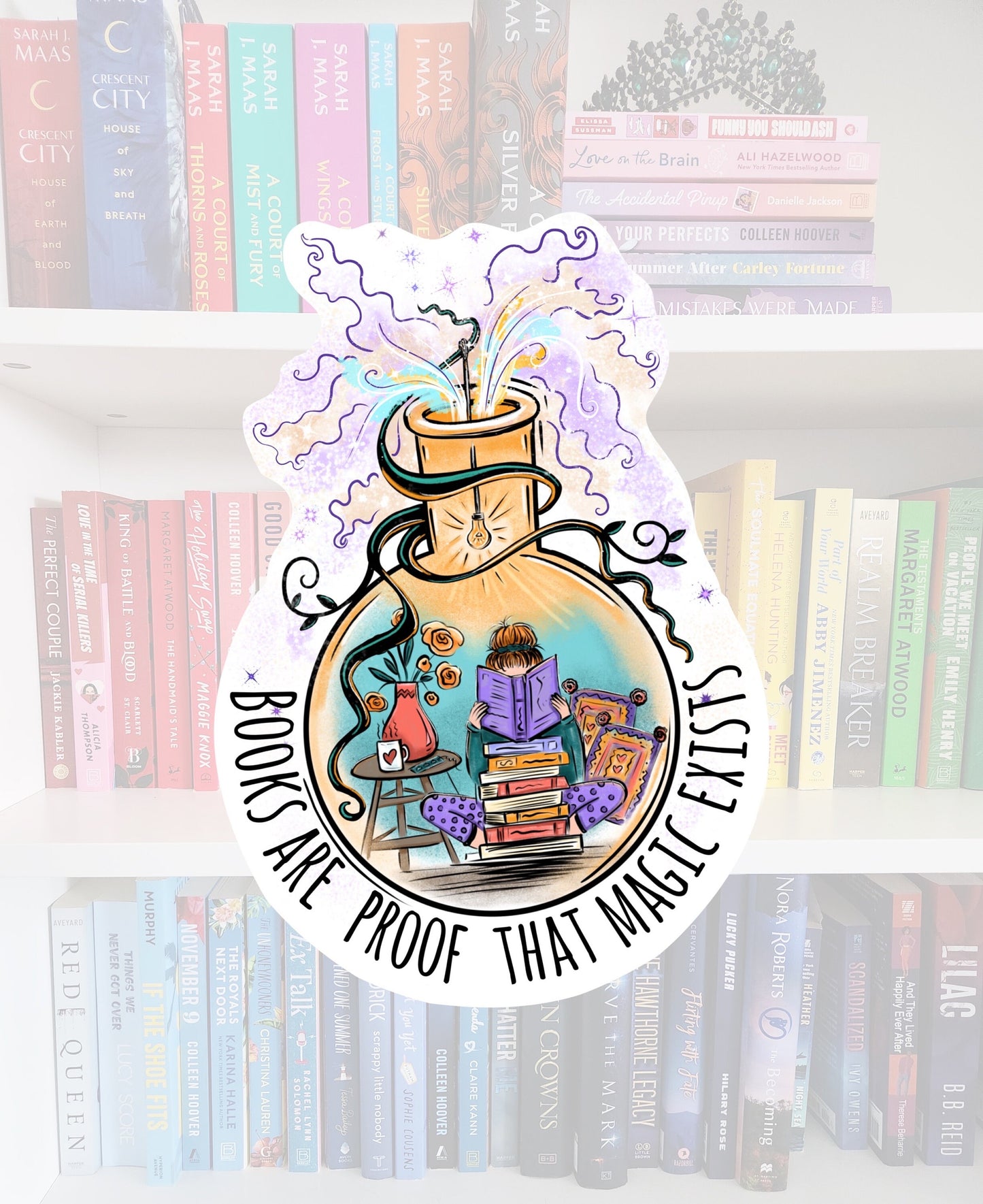 Potion Bottle Vinyl Sticker – Bookish Magic, Laptop Decal