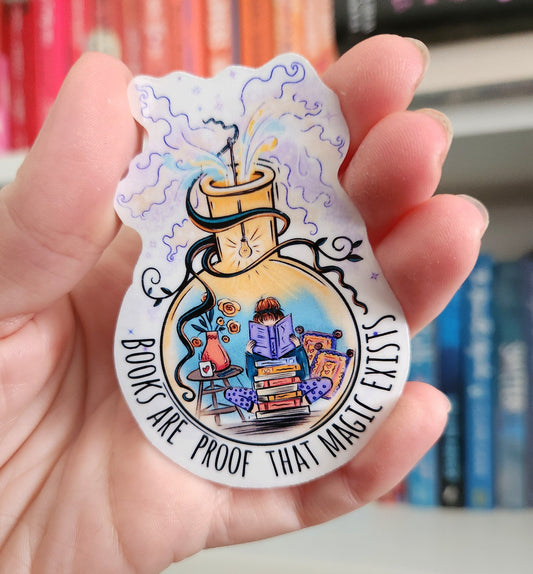 Potion Bottle Vinyl Sticker – Bookish Magic, Laptop Decal