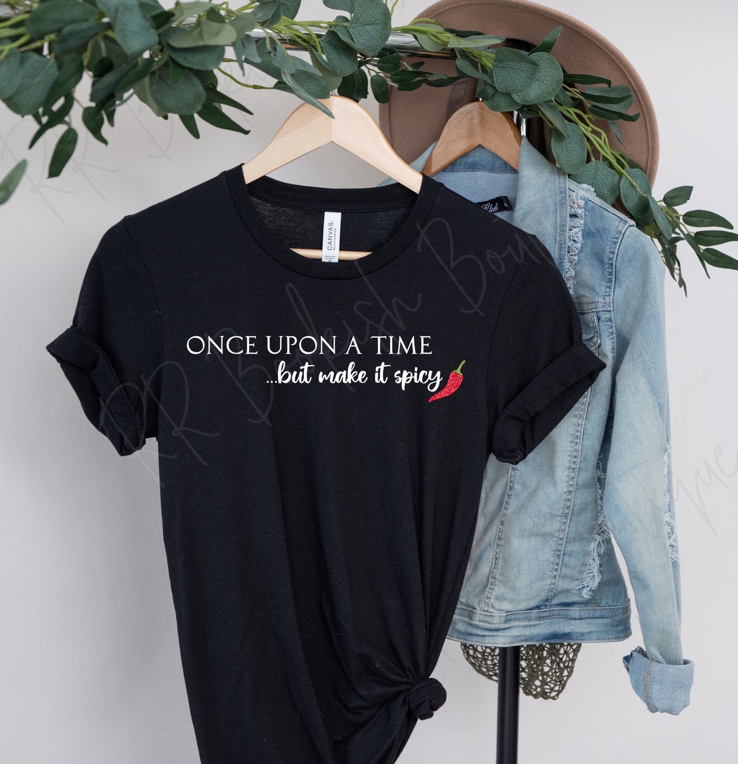 One upon a time, but make it spicy T-shirt, Bookish Tee, booktok T-shirt, Reading Shirt, Book Addict T-shirt, Fantasy shirt | fairytales