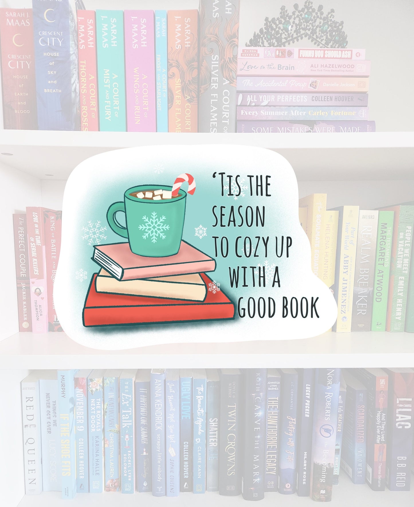 Cozy Book Season Sticker | Booktok Reader Gift