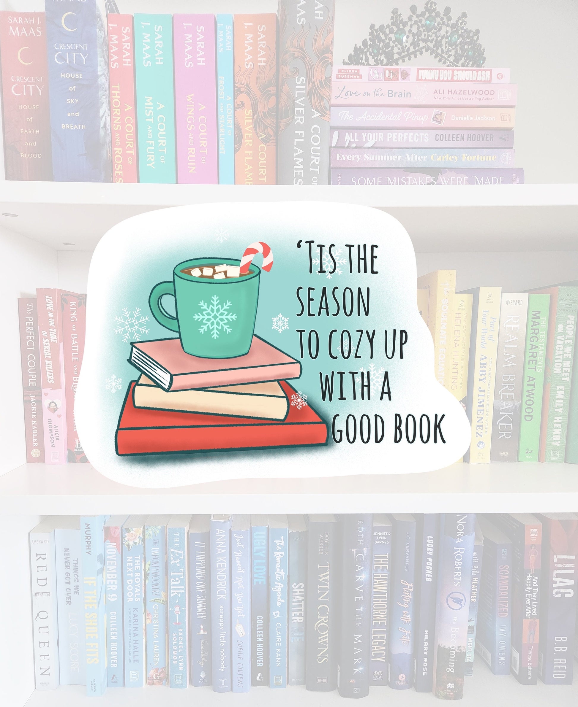 Cozy Book Season Sticker | Booktok Reader Gift