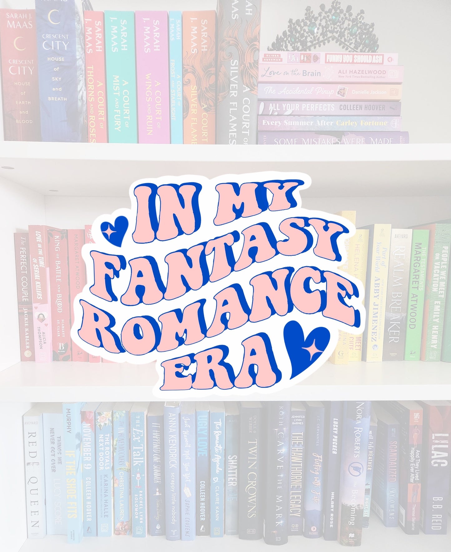Fantasy Romance Era Sticker – Booktok Reader, Water Resistant