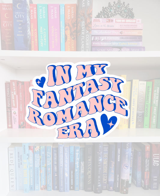 Fantasy Romance Era Sticker – Booktok Reader, Water Resistant