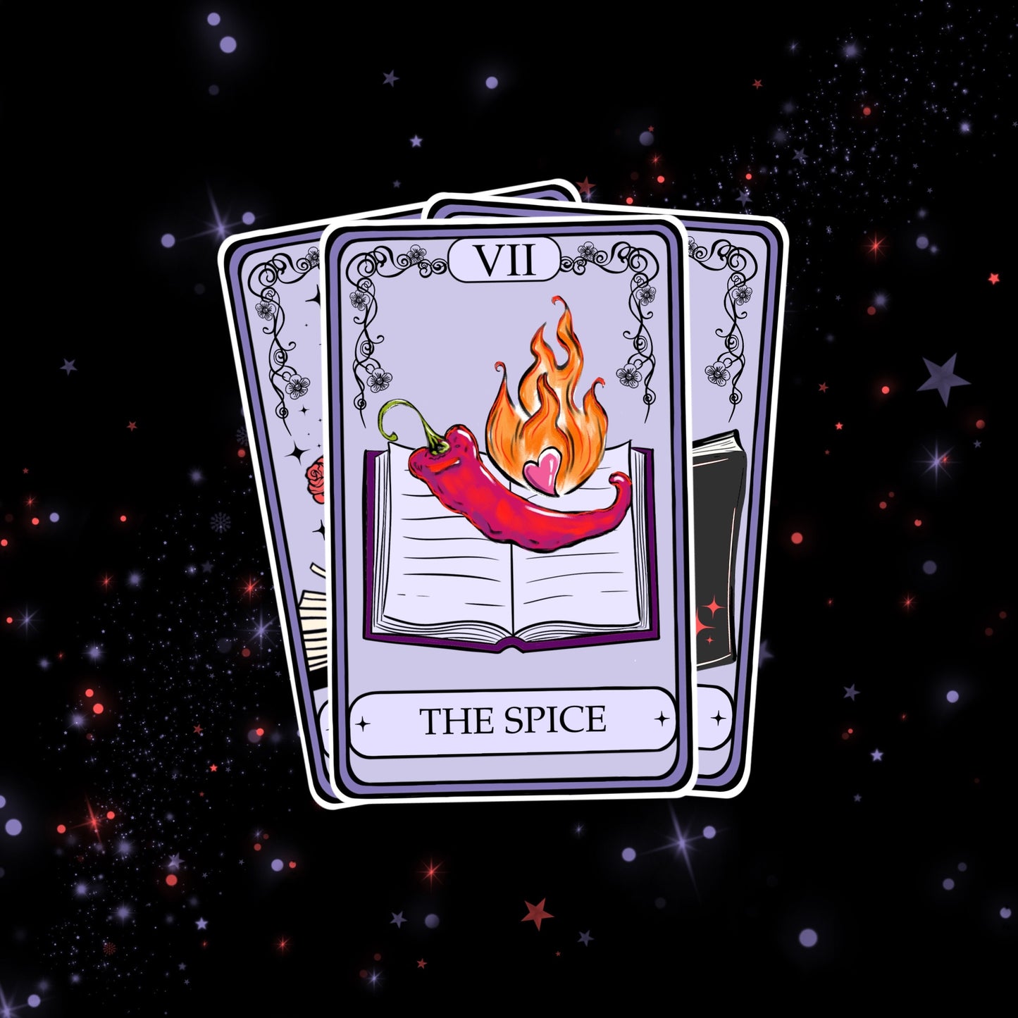 The Spice | tarot card - bookish sticker / booktok / book addict / whimsy / reader / water resistant | bookish gifts