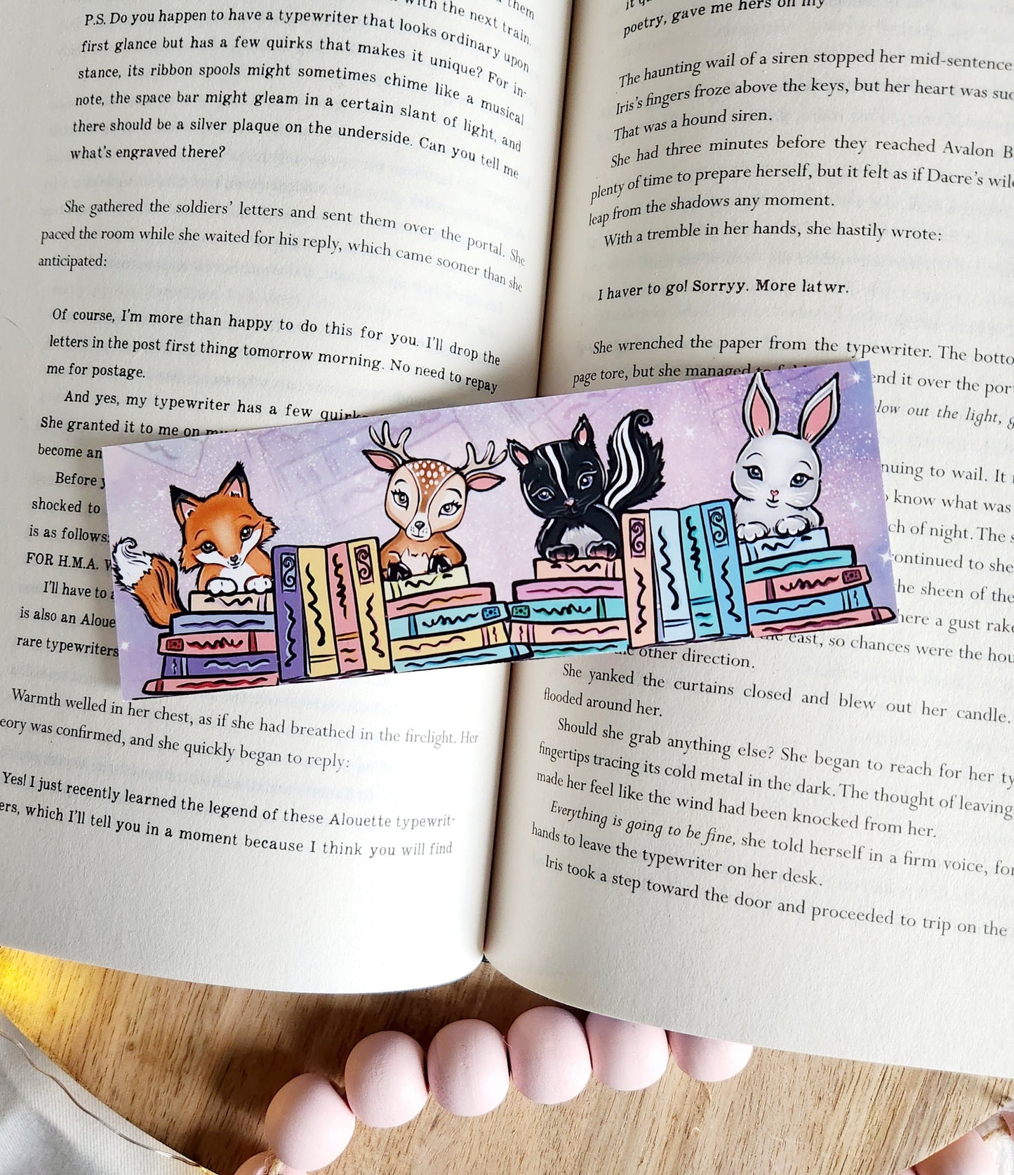 Woodland Animals Bookmark | Fox, Bunny, Deer, Skunk