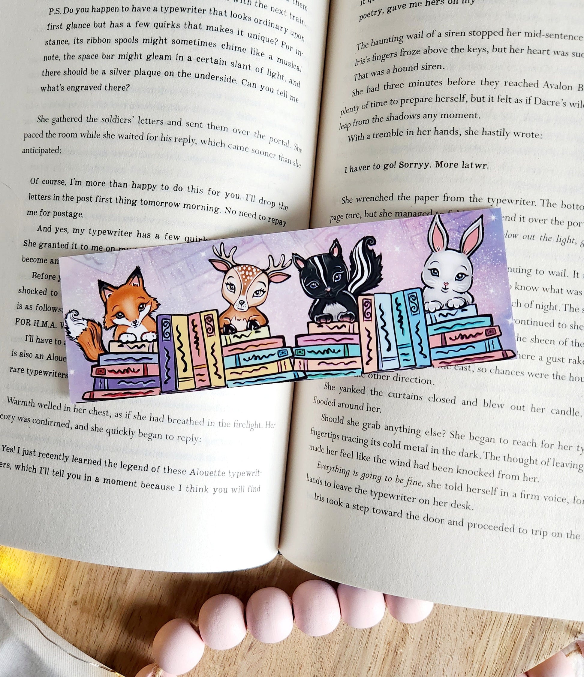 Woodland Animals Bookmark | Fox, Bunny, Deer, Skunk