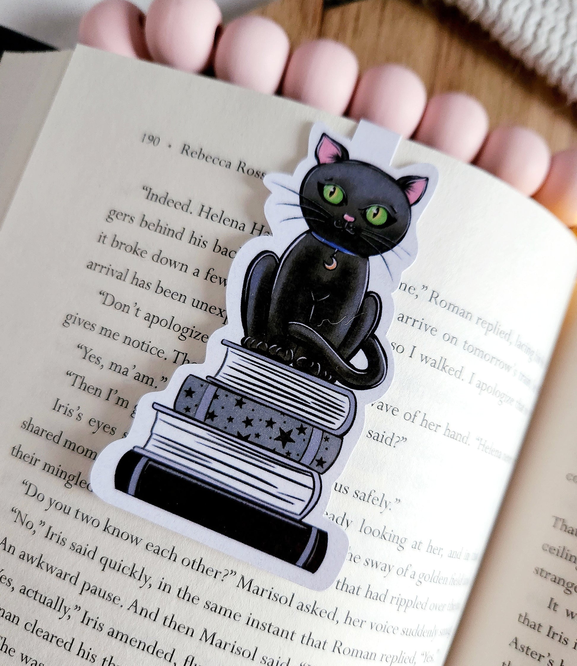 Stanley the Cat Magnetic Bookmark | Book Lover Gift