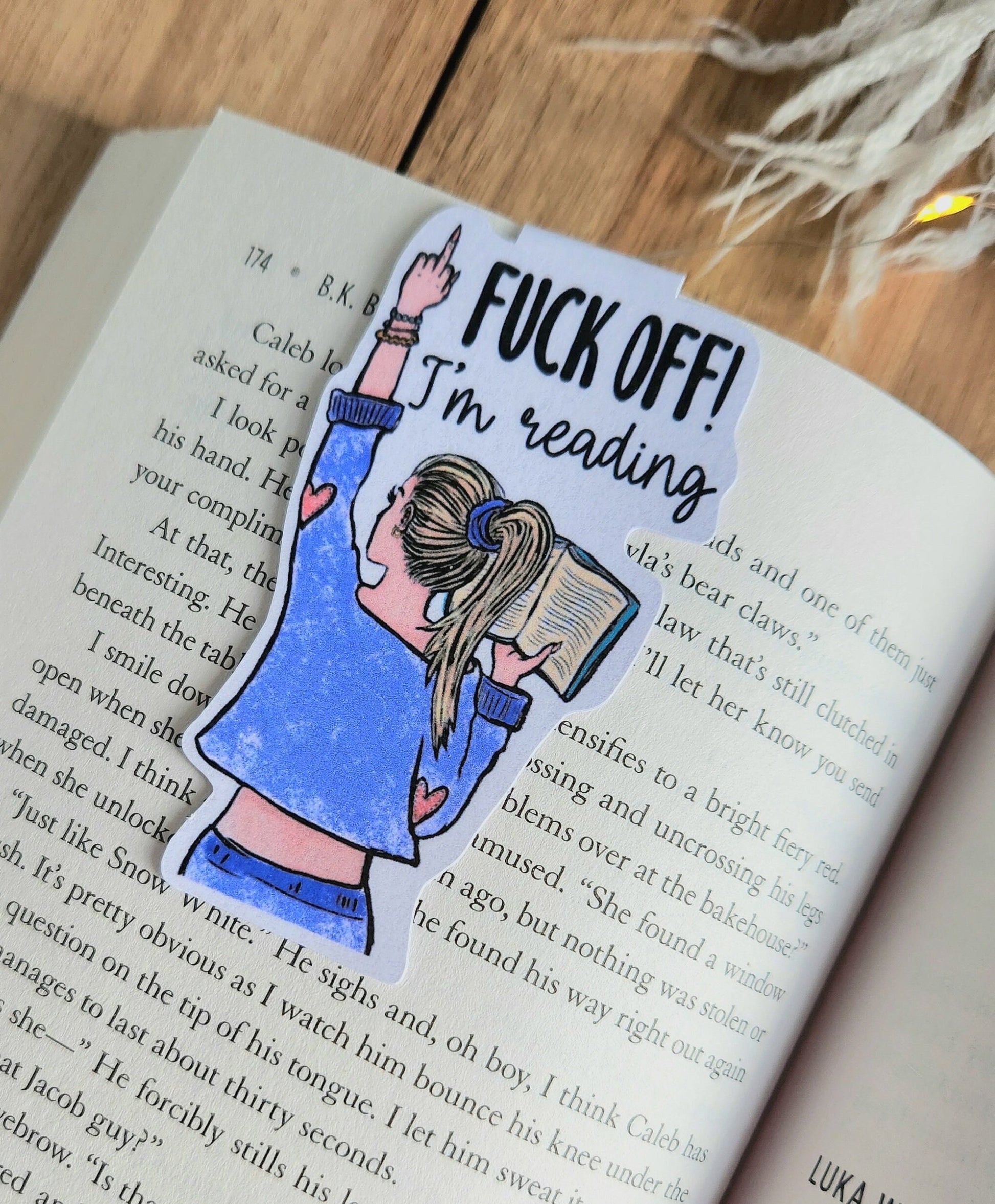 F*** Off! I'm reading bookmark | bookmarks | bookish gifts | book merch | book accessories | reader | booktok | book addict