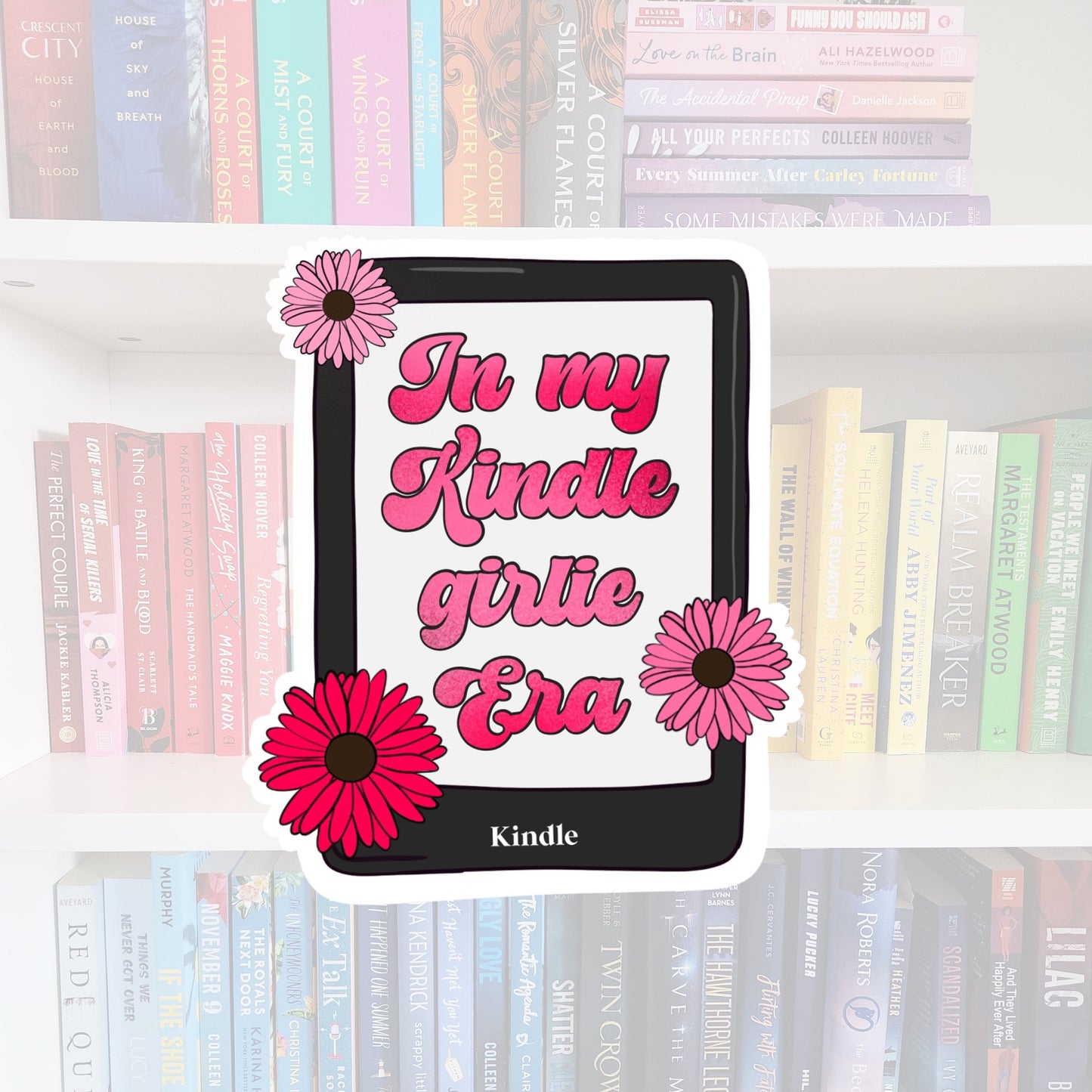 In my kindle girlie era ( valentine ) - book addict / books | bookish gifts / chapters | bookish merch | booktok | bookstagram