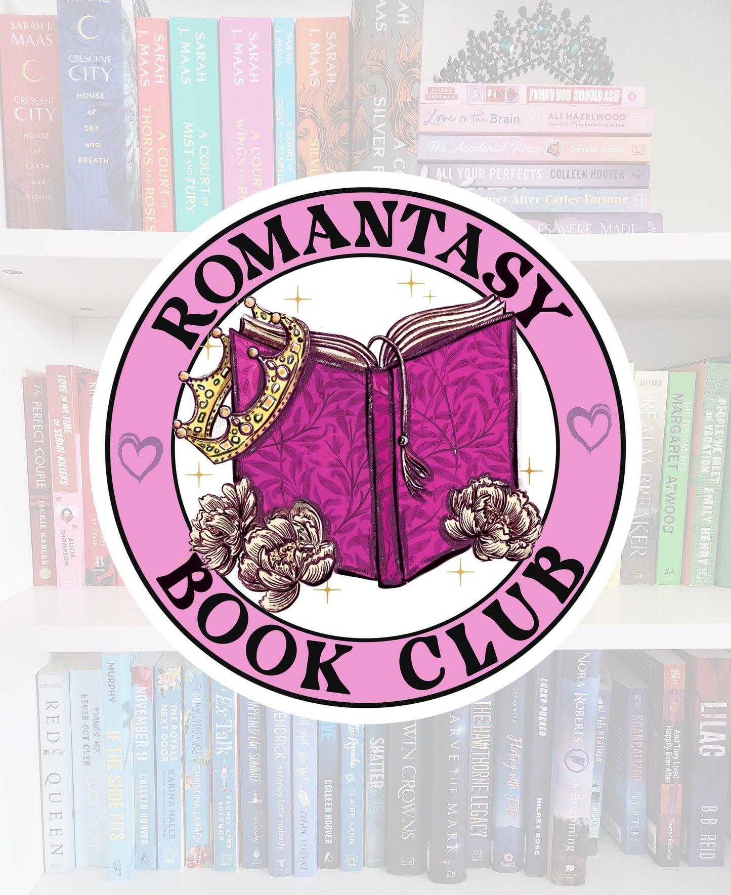 Romantasy book club - STICKER | bookish stickers | booktok | reader | bookaddict | bookish gifts | bookstagram | books | stickers