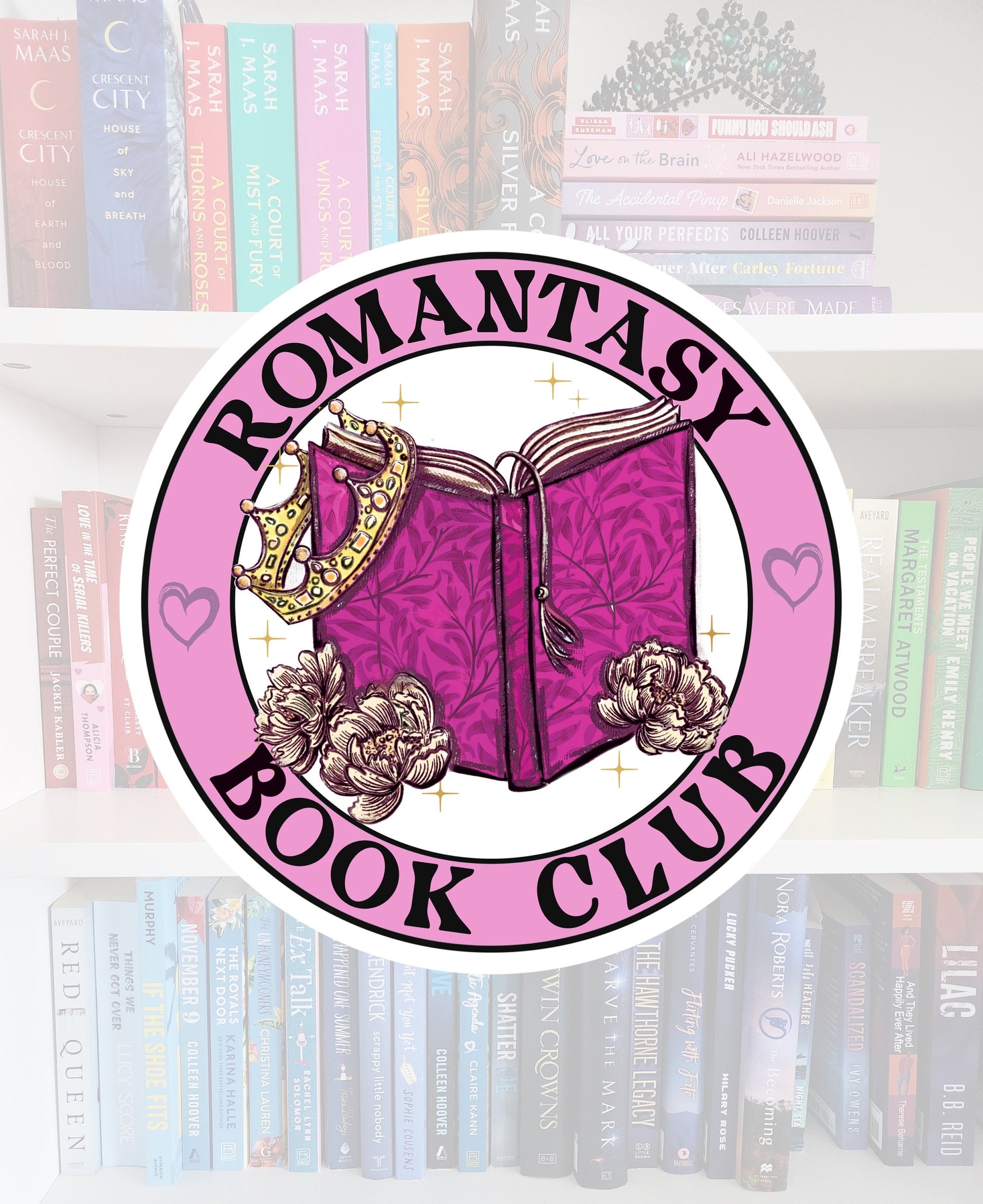 Romantasy book club - STICKER | bookish stickers | booktok | reader | bookaddict | bookish gifts | bookstagram | books | stickers