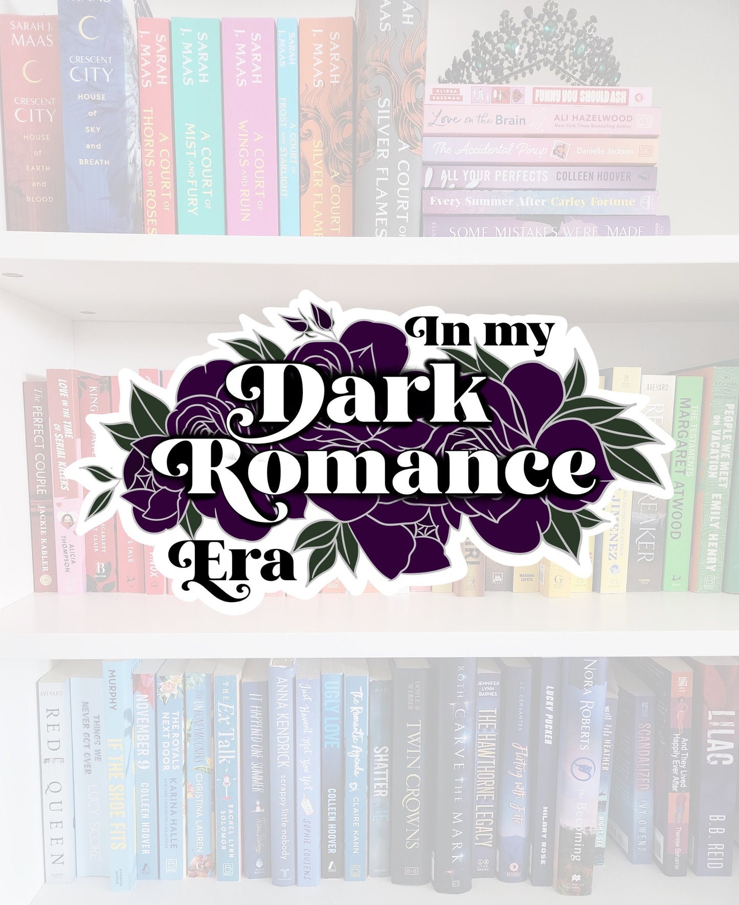 In my Dark Romance Era - sticker / booktok / book addict / books / reader / water resistant | bookish gifts | dark romance | skeleton