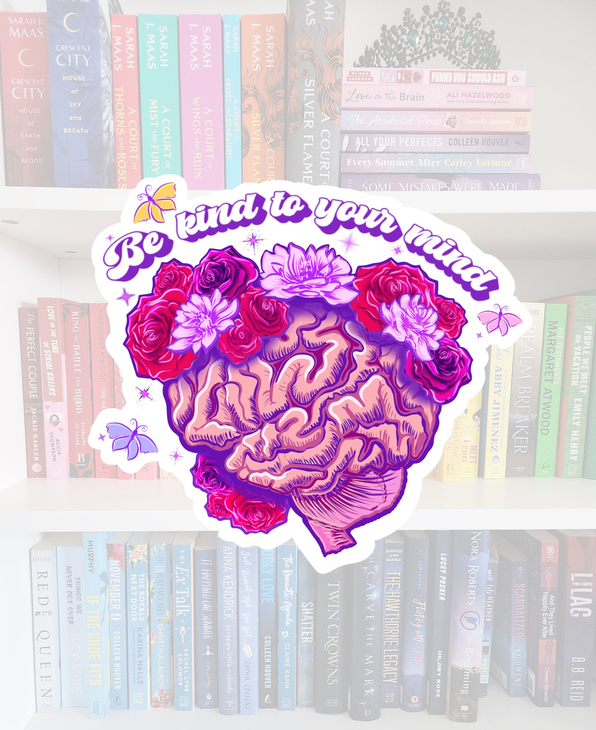 Be Kind to Your Mind - vinyl sticker | water resistant | mental health | awareness | health | stickers