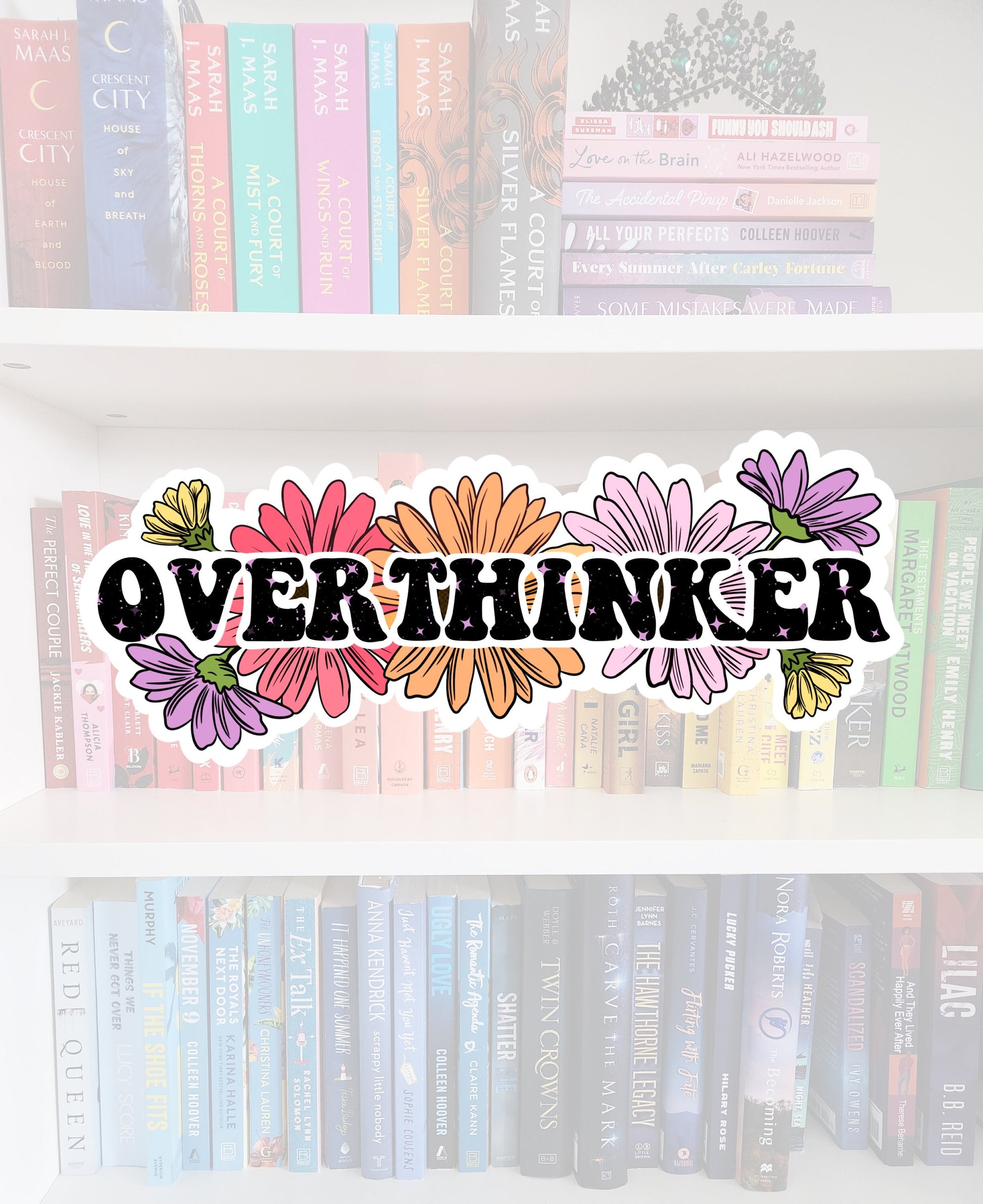 Overthinker - vinyl sticker | water resistant | mental health | awareness | health | stickers
