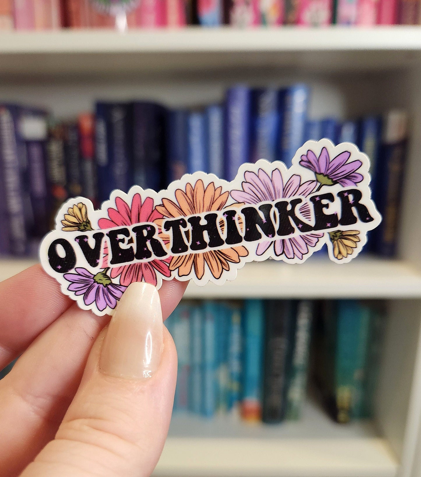 Overthinker - vinyl sticker | water resistant | mental health | awareness | health | stickers