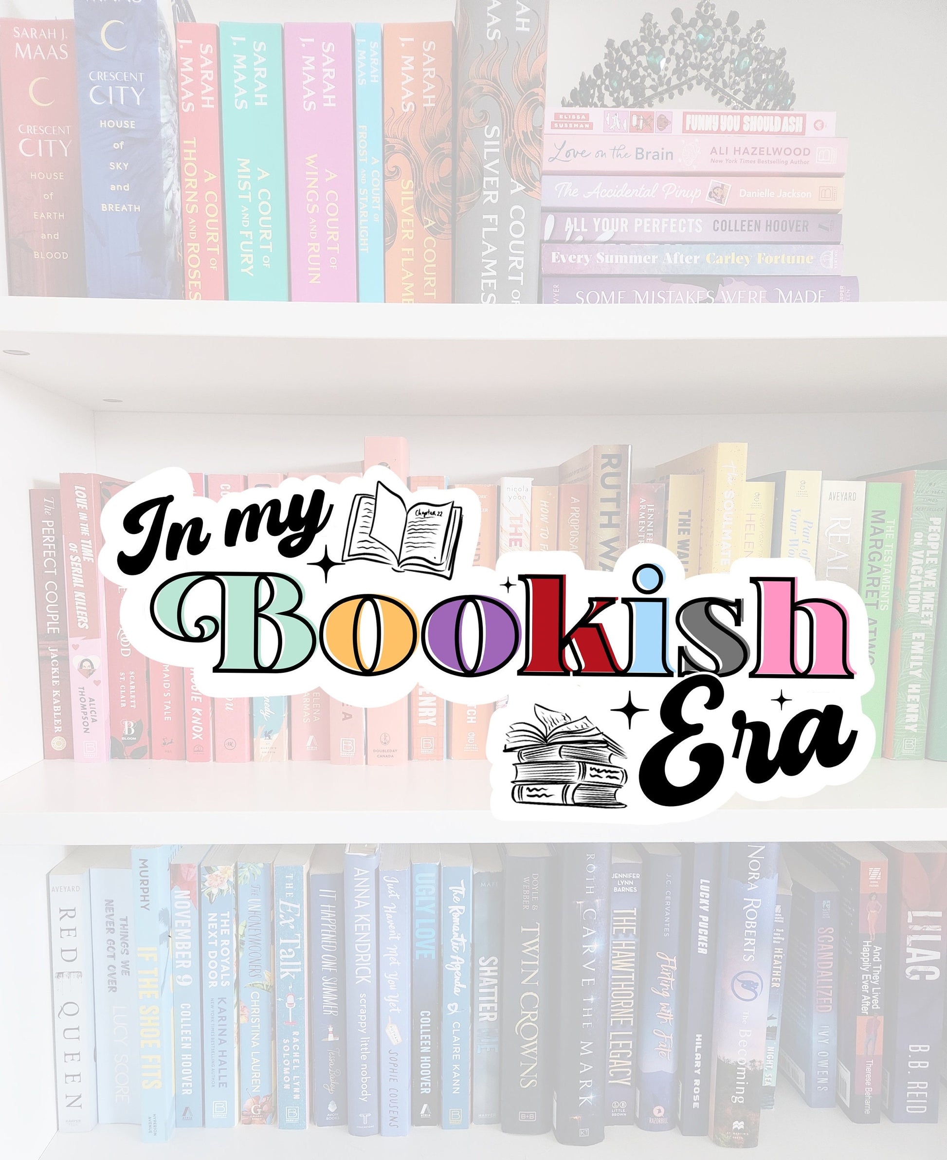 In my bookish era - bookish stickers | booktok | reader | bookaddict | bookish gifts | bookstagram | books | stickers