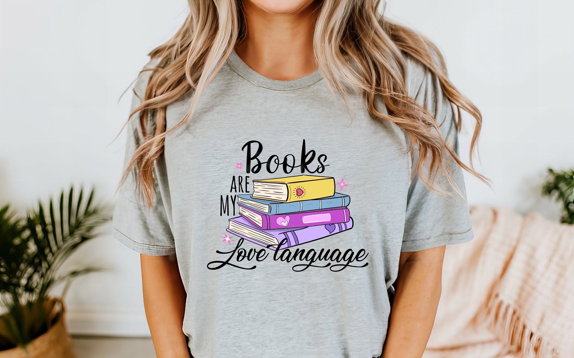 Books are my love language - Bookish Tee, Reading Shirt, Book Lover T-shirt | bookish gifts | book merch | apparel | tshirts