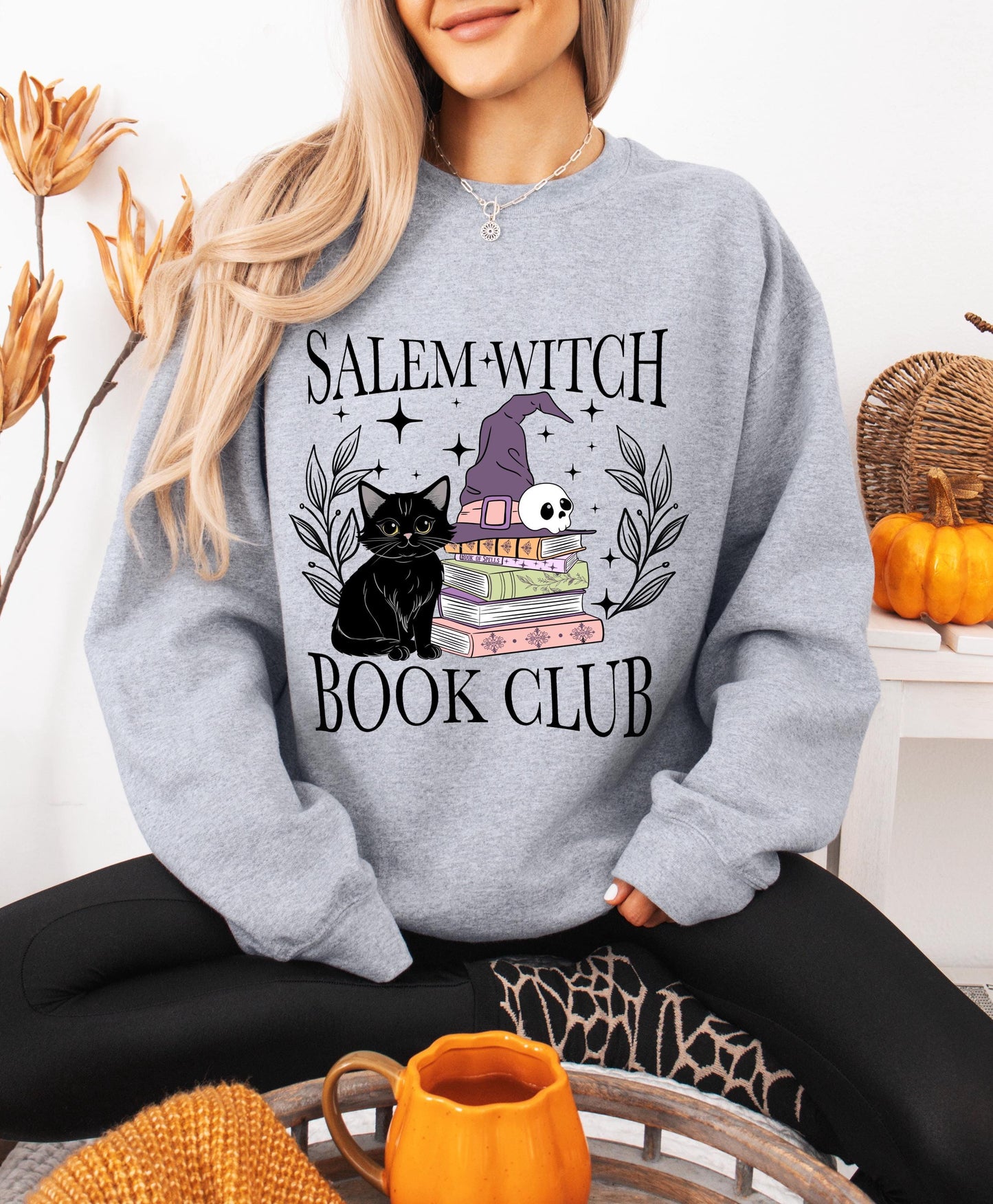 Salem Witch Book Club | Bookish sweater | Shirt | Clothing | bookish gifts | sweater | bookish merch | bookstagram | spooky