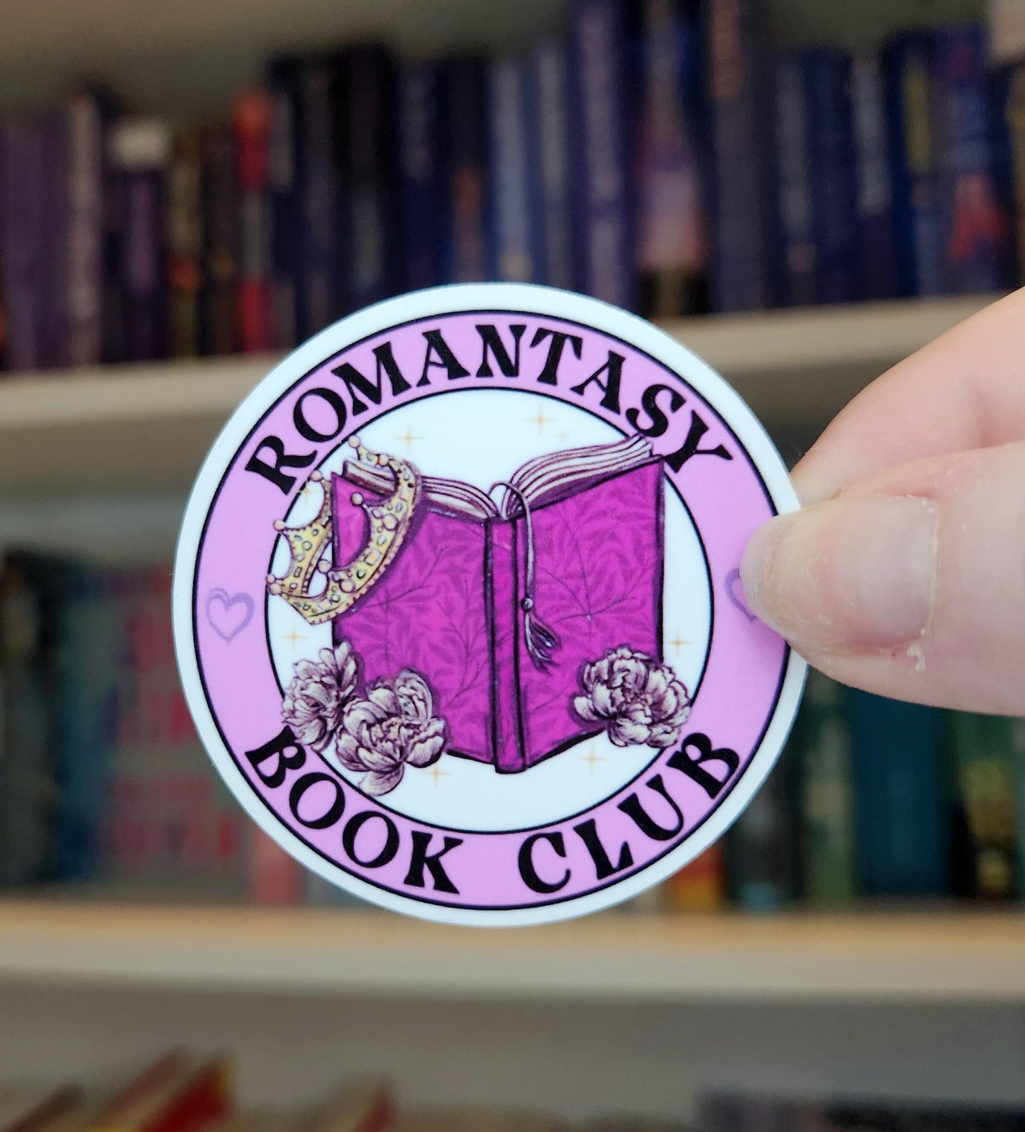 Romantasy book club - STICKER | bookish stickers | booktok | reader | bookaddict | bookish gifts | bookstagram | books | stickers