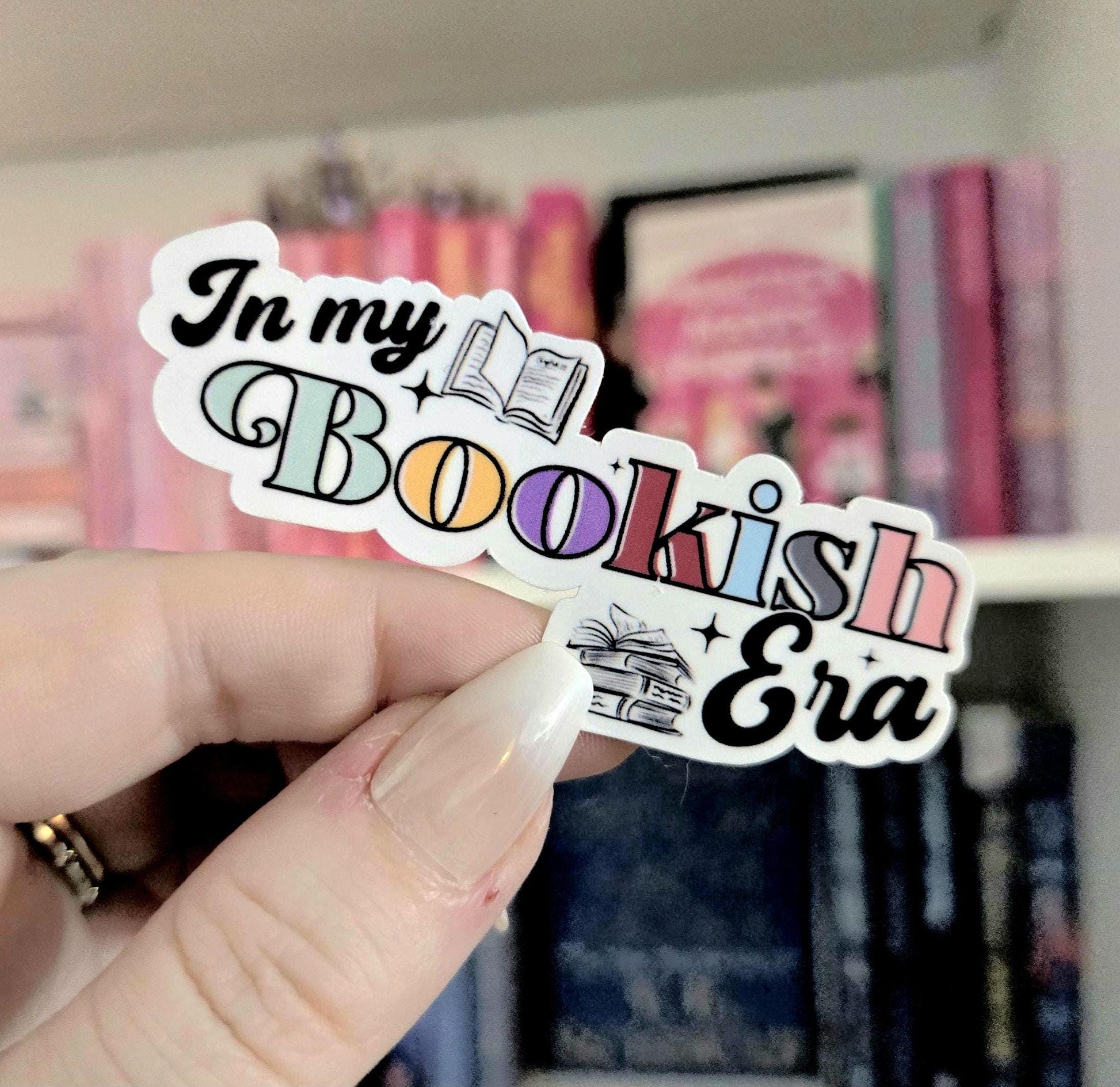 In my bookish era - bookish stickers | booktok | reader | bookaddict | bookish gifts | bookstagram | books | stickers