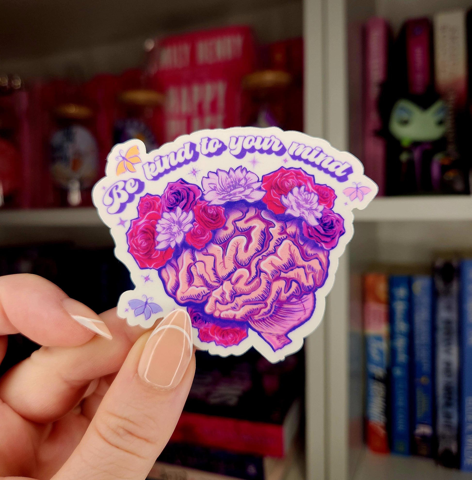 Be Kind to Your Mind - vinyl sticker | water resistant | mental health | awareness | health | stickers