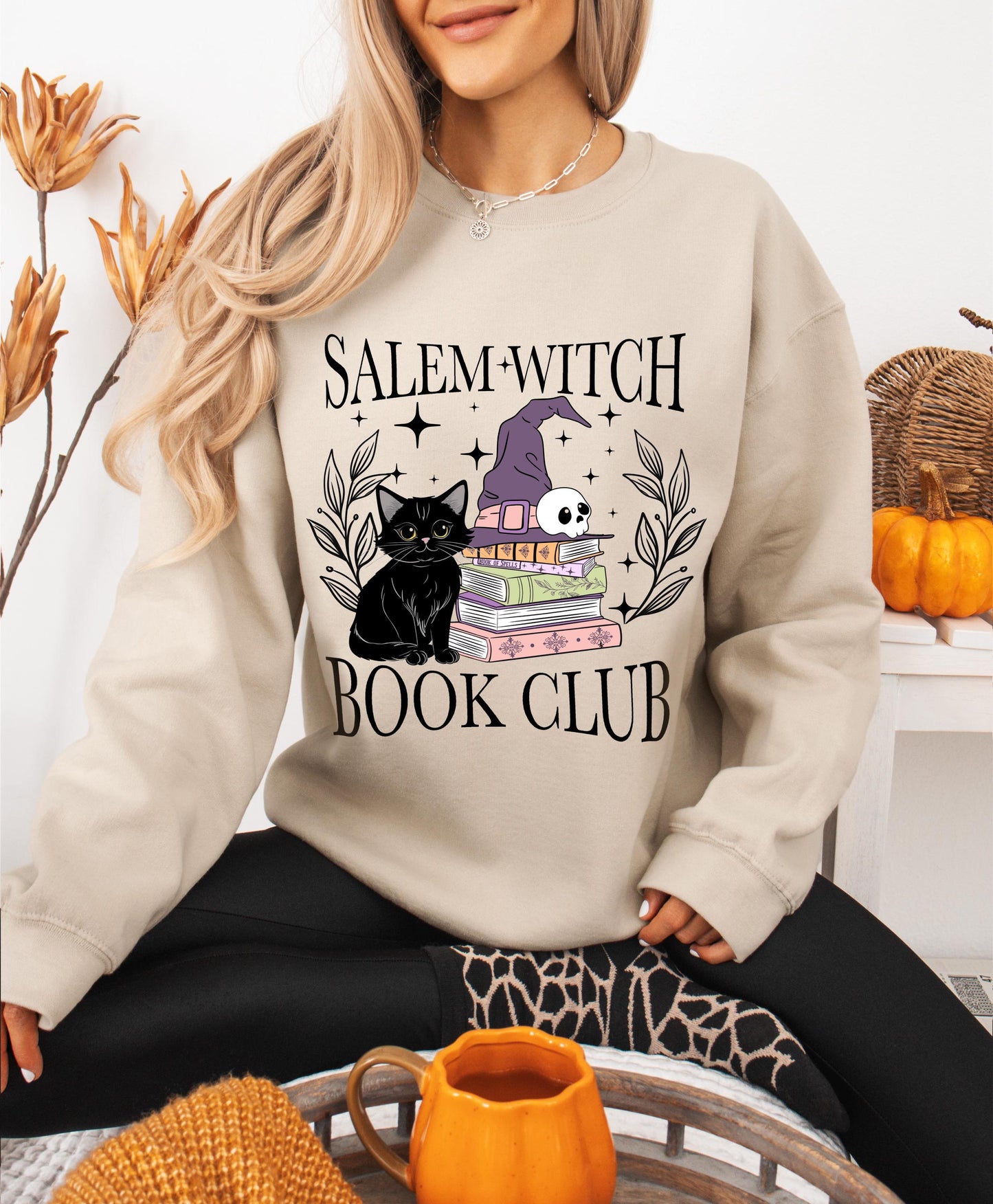 Salem Witch Book Club | Bookish sweater | Shirt | Clothing | bookish gifts | sweater | bookish merch | bookstagram | spooky