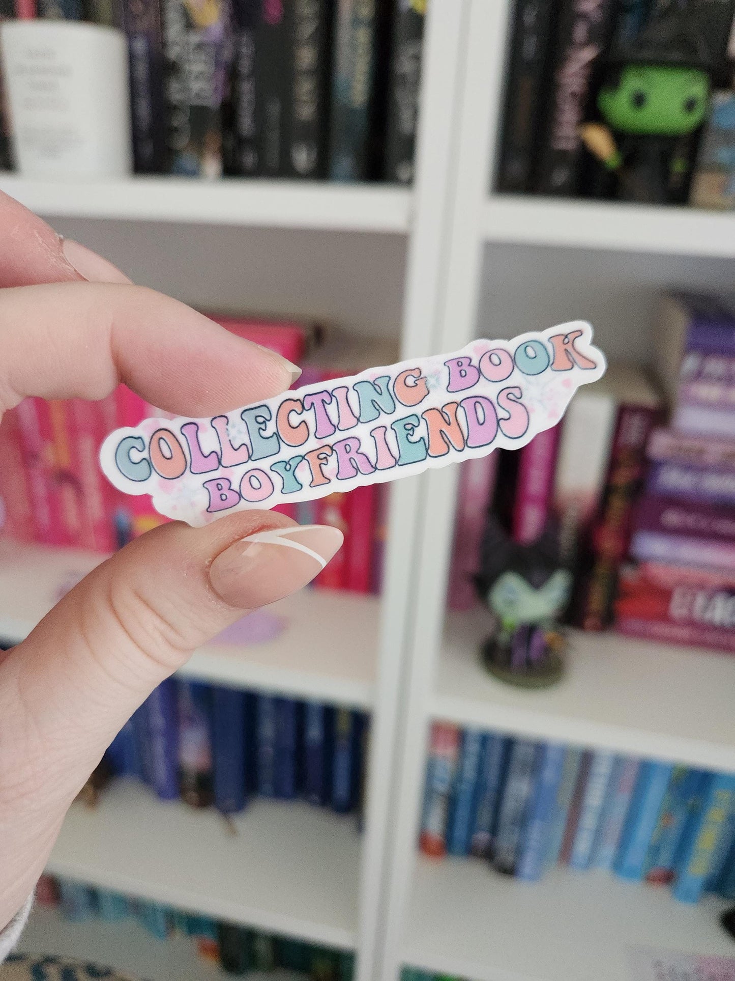 Collecting book boyfriends- Sticker | bookish sticker | books | reader | retro | bookish gifts | booktok | bookstagram
