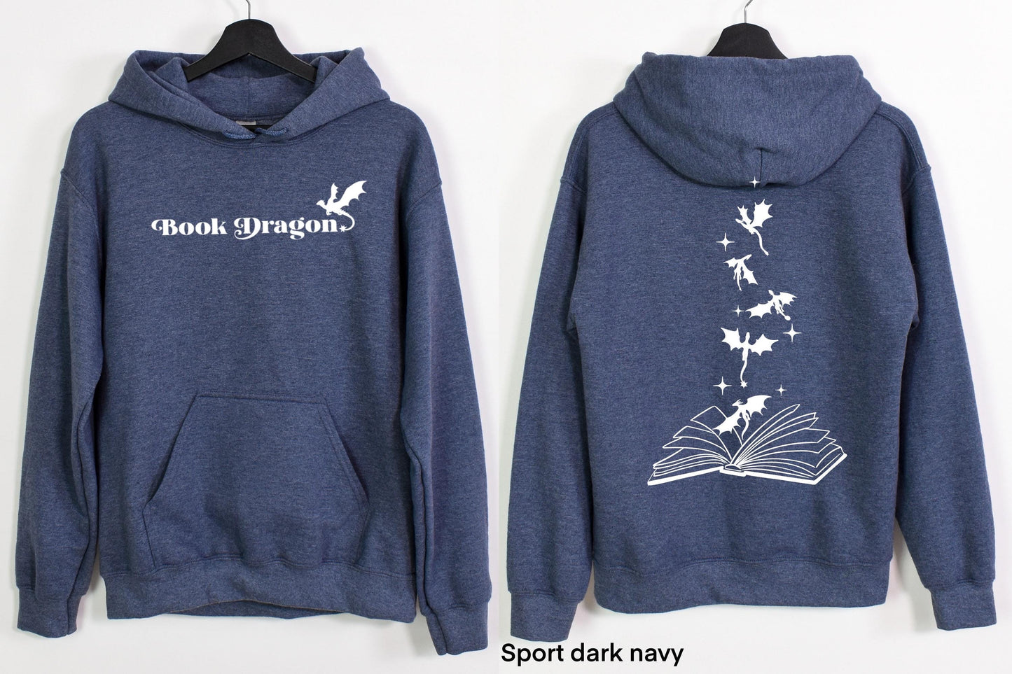 Book Dragon hoodie | Reading Shirt | Clothing | bookish gifts | sweater | bookish merch | bookish | sweater | dragons | fantasy | booktok