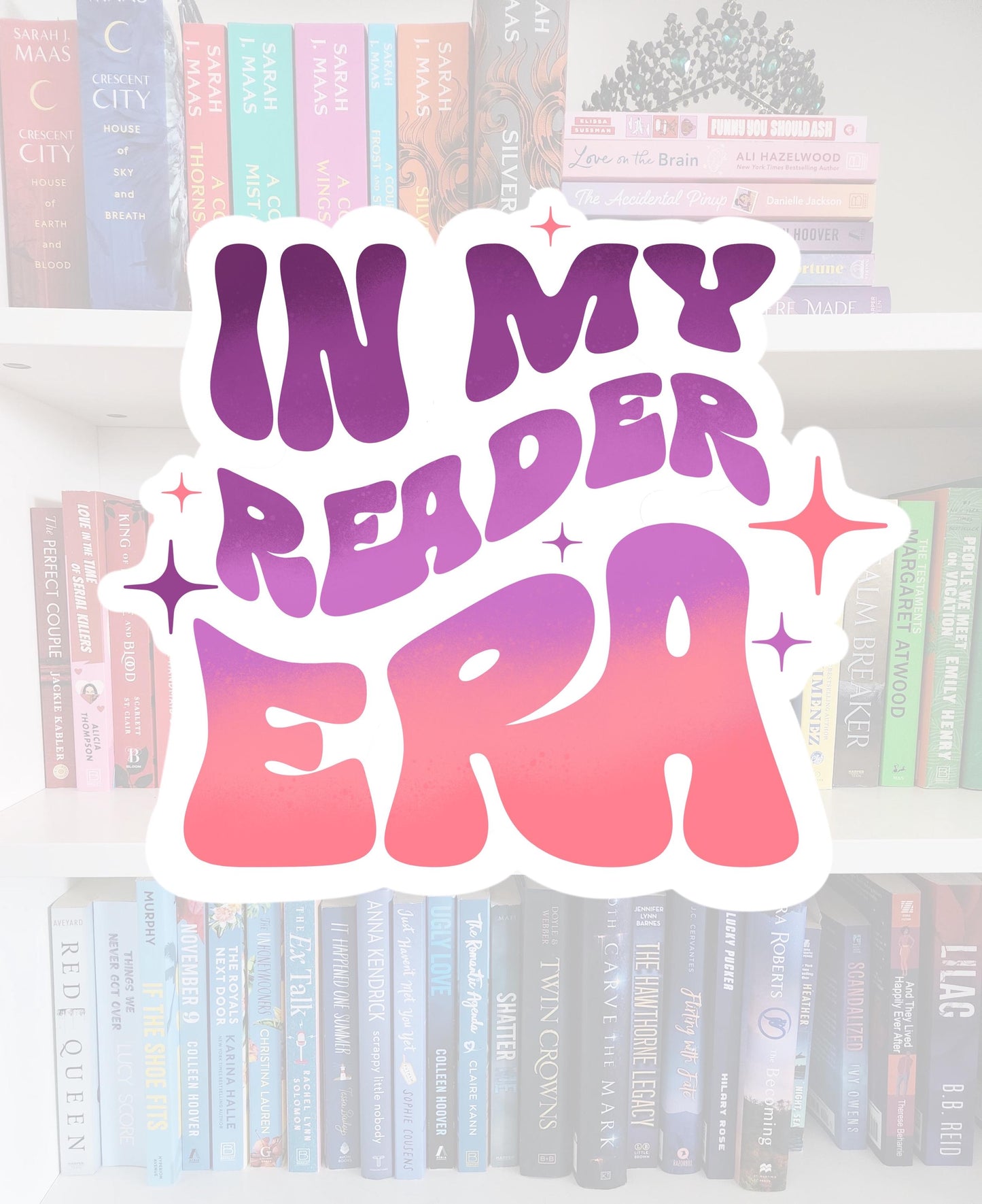 In my reader era - bookish sticker / booktok / book addict / water resistant | bookish gifts | books | bookish | t.swift | swifte