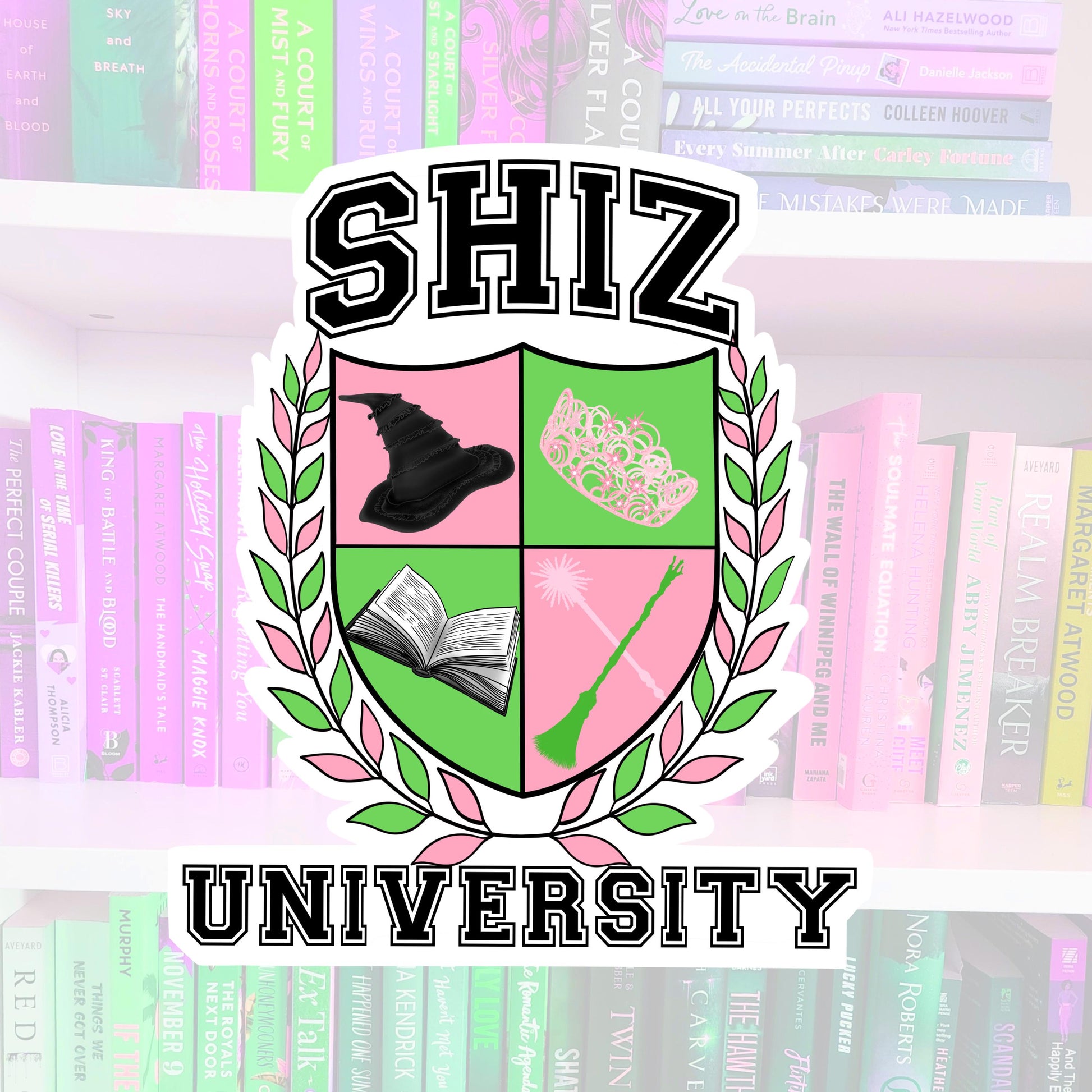 SHIZ - WICKED inspired - Sticker | books | bookish gifts | reader | laptop stickers | kindle sticker | Elphaba | Glinda