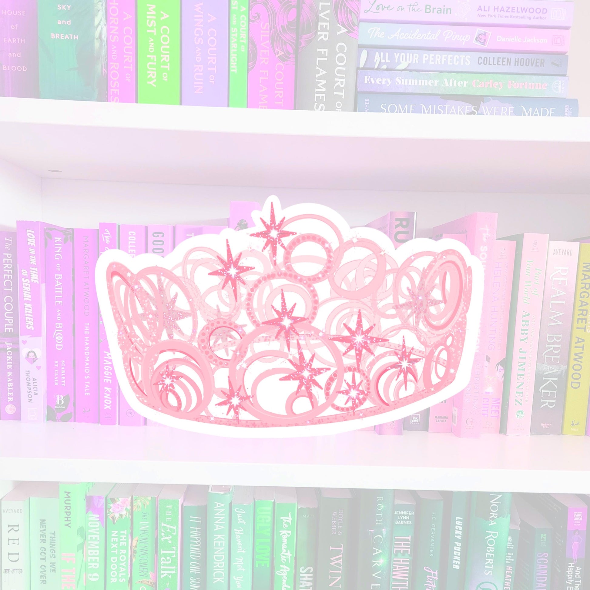 Bubble Crown - WICKED inspired - Sticker | books | bookish gifts | reader | laptop stickers | kindle sticker | Elphaba | Glinda