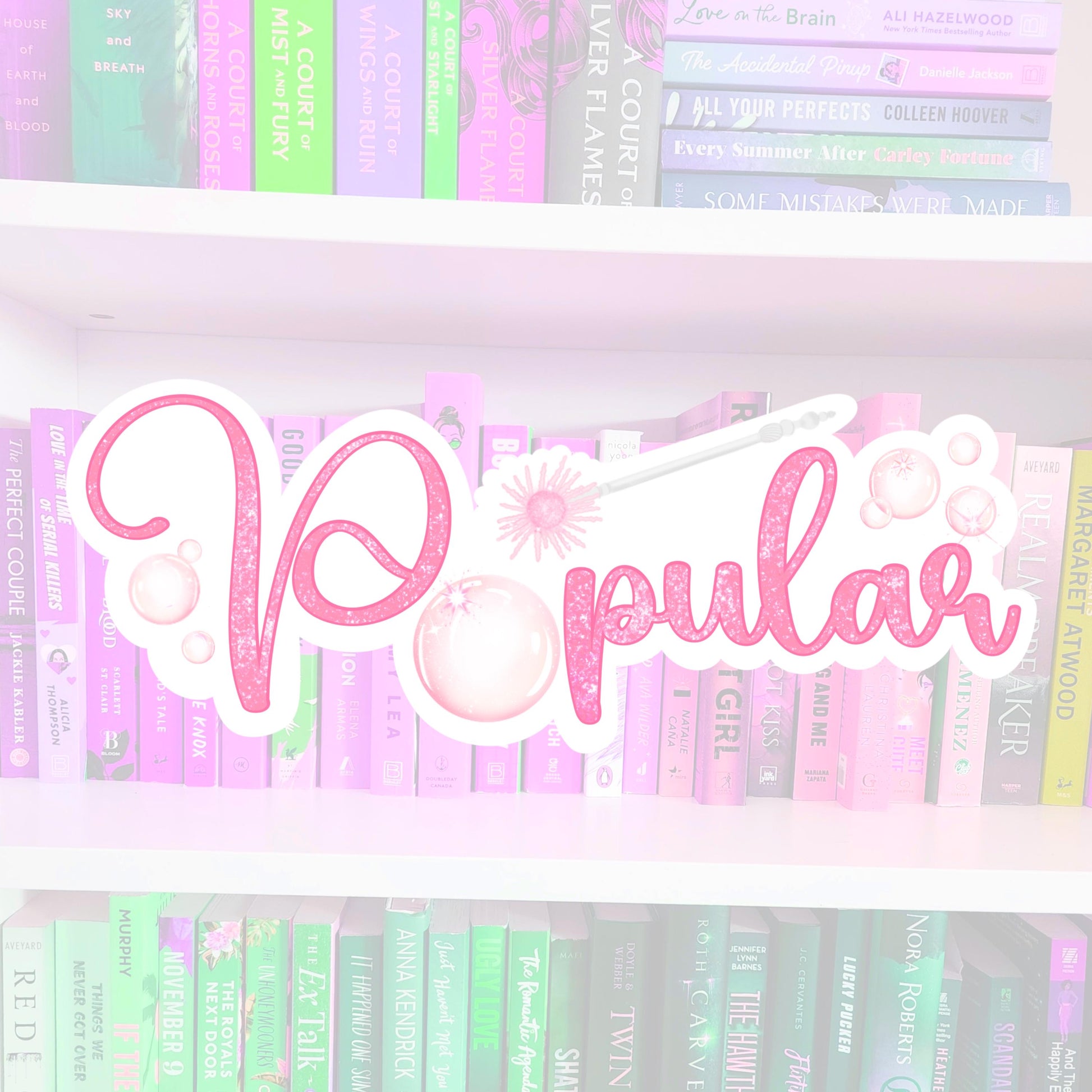Popular - Sticker | bookish merch | bookish gifts | book addict | reader | laptop stickers / books | happy reader