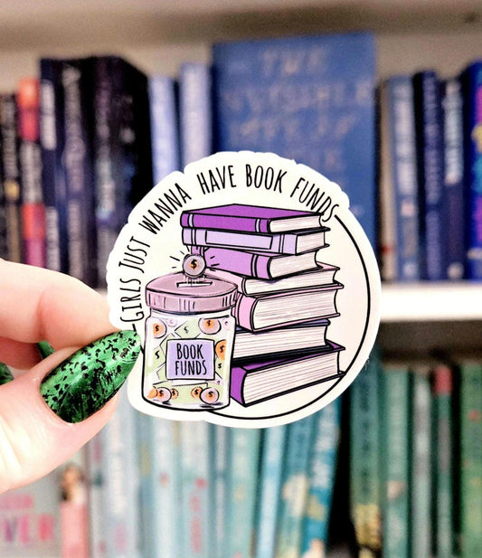 Always adding to my TBR - funny bookish stickers / booktok / book addict / whimsy / reader / water resistant | bookish gifts