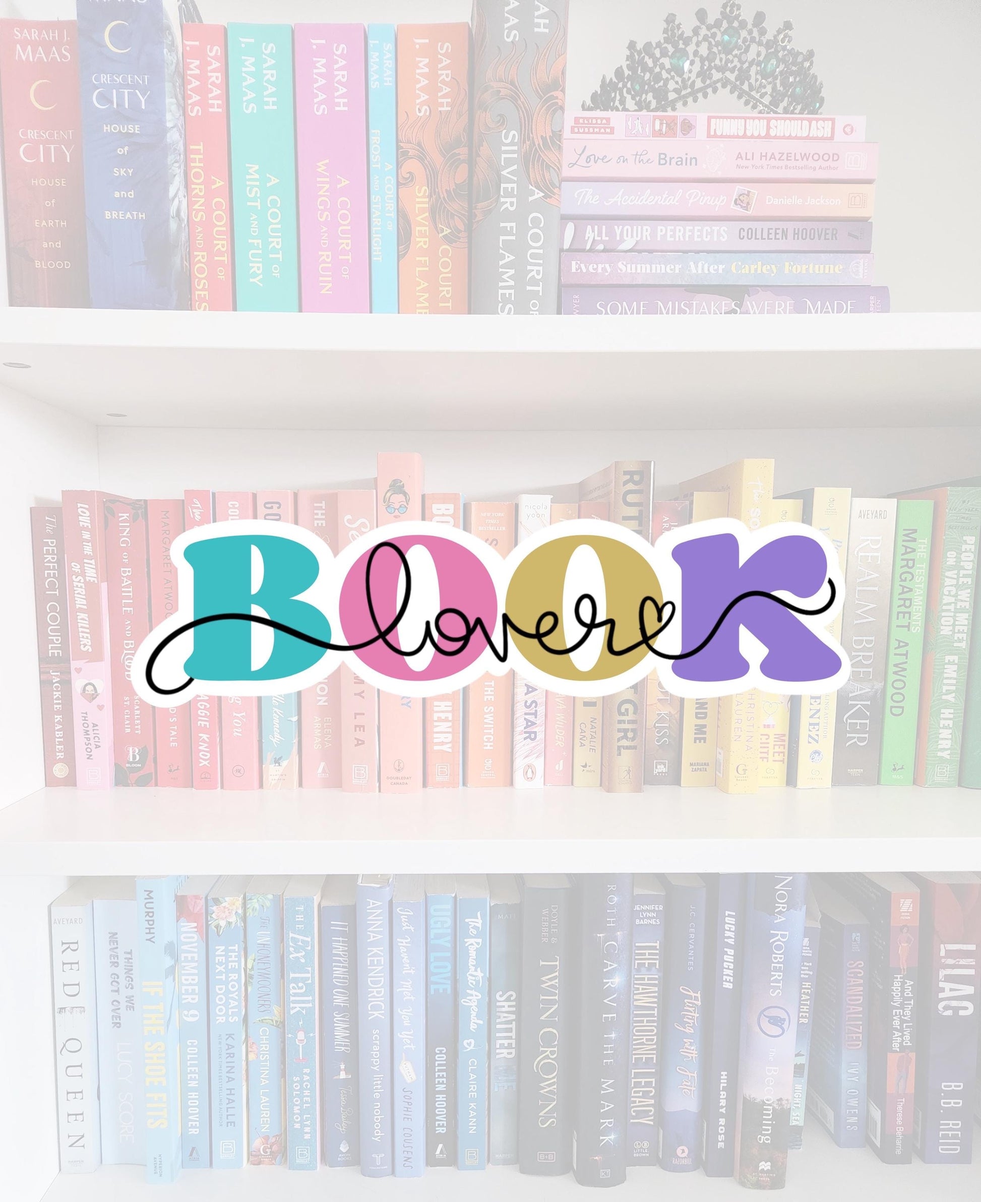 Book Lover - bookish stickers | books | reader | water resistant | bookish gifts | kindle stickers | laptop | Booktrovert | book merch